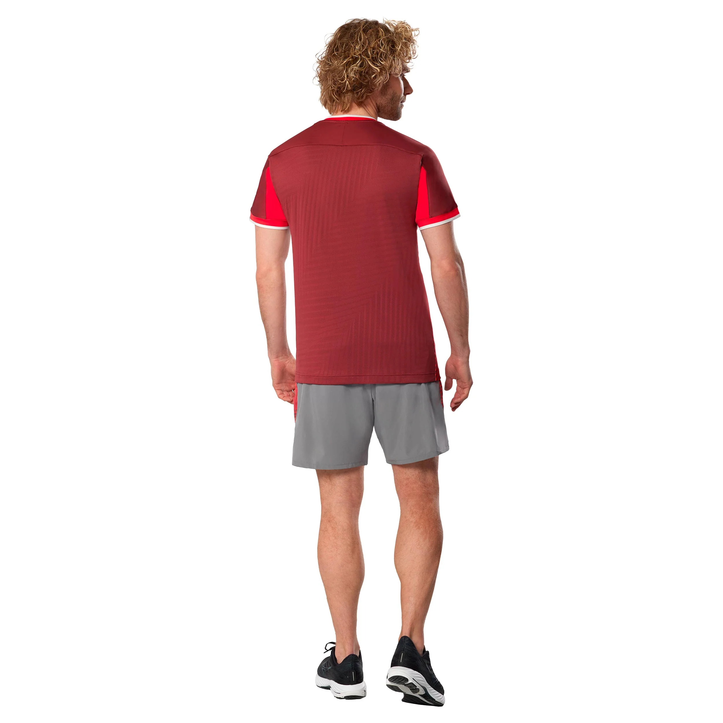 T-Shirt Herren-dunkelrot, rot - Image 6