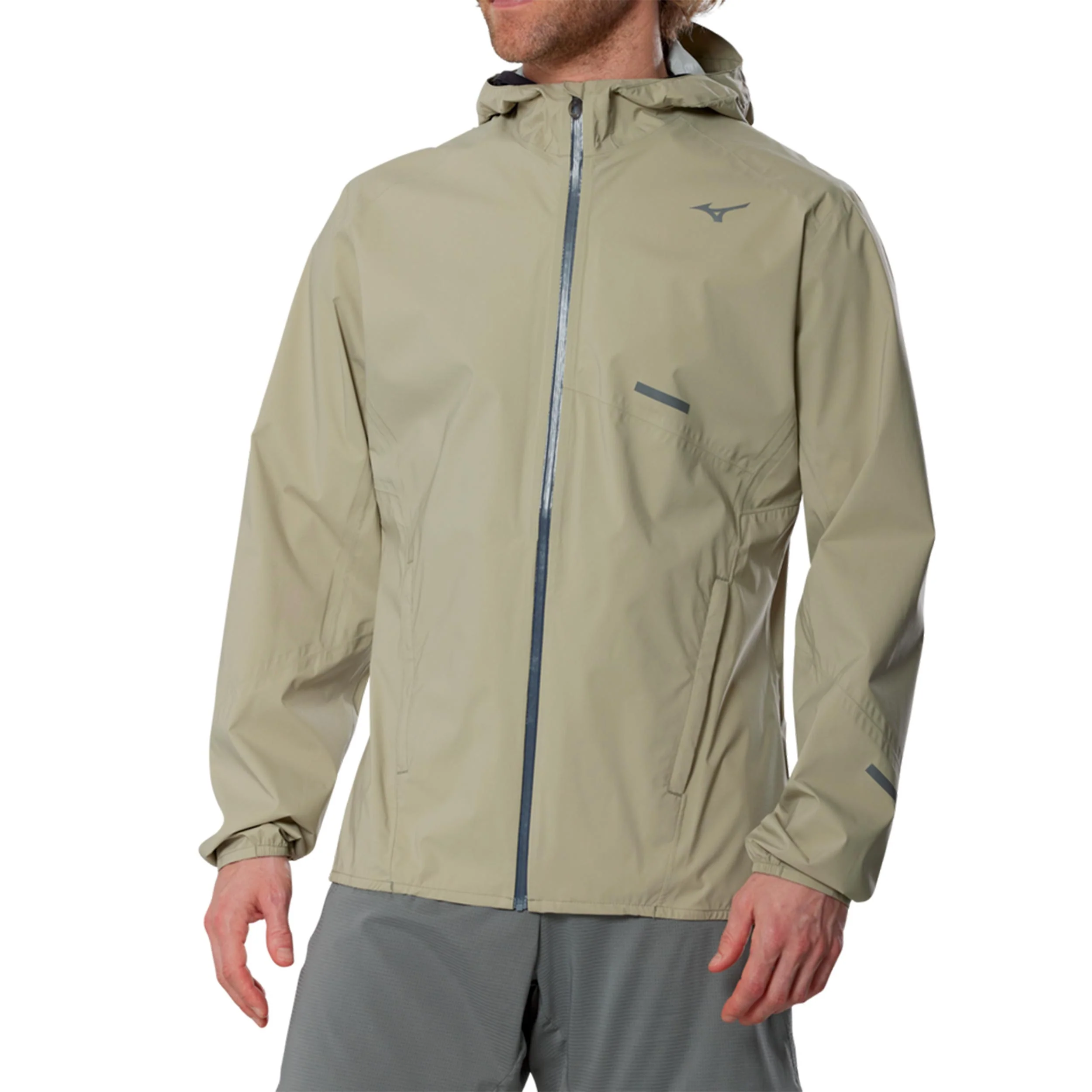 Tech Light Hooded Laufjacke Herren - beige - Image 3