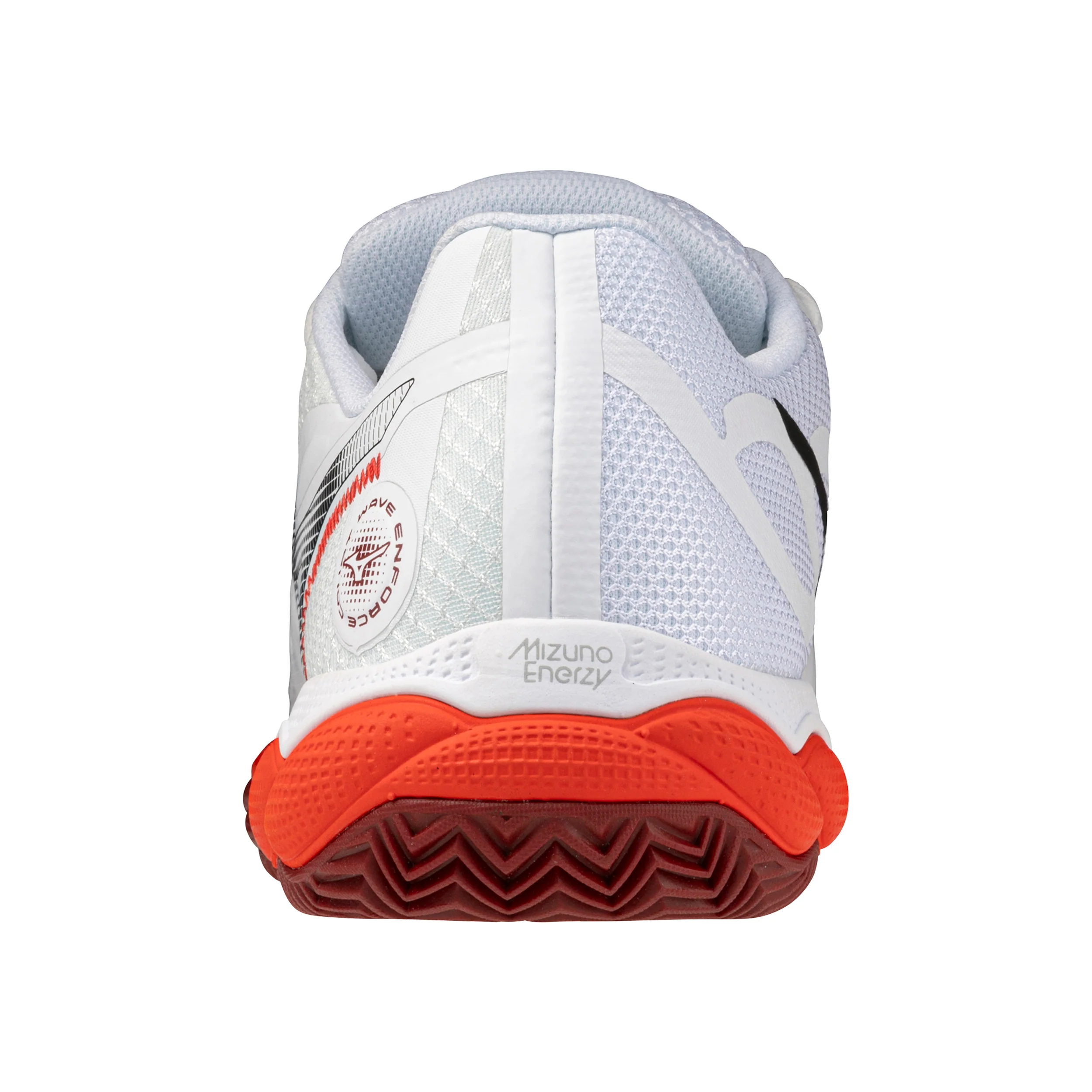 Wave Enforce Court Sandplatzschuh Herren - weiß, rot - Image 5