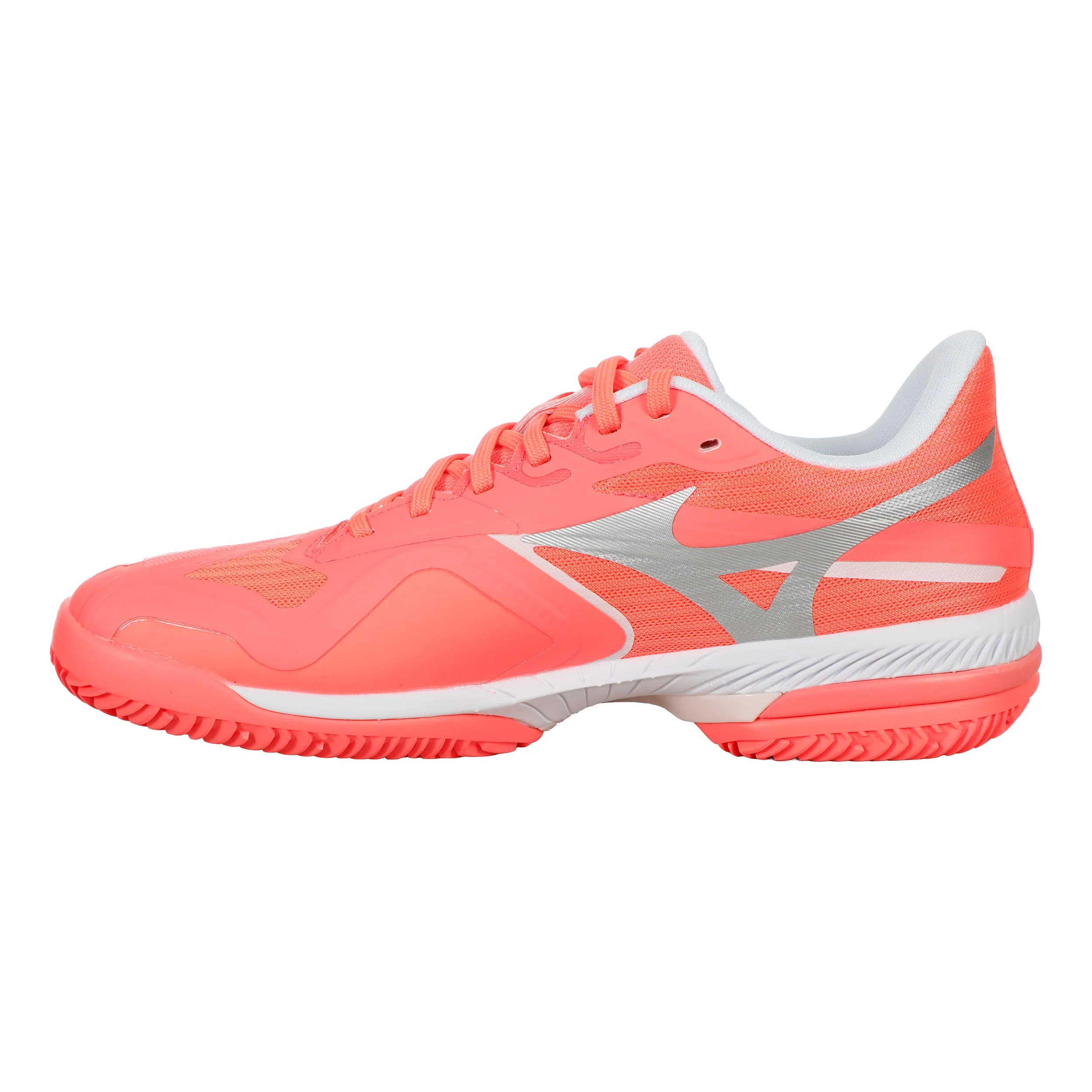 Wave Exceed Court Sandplatzschuh Damen-Koralle,Weiß - Image 2