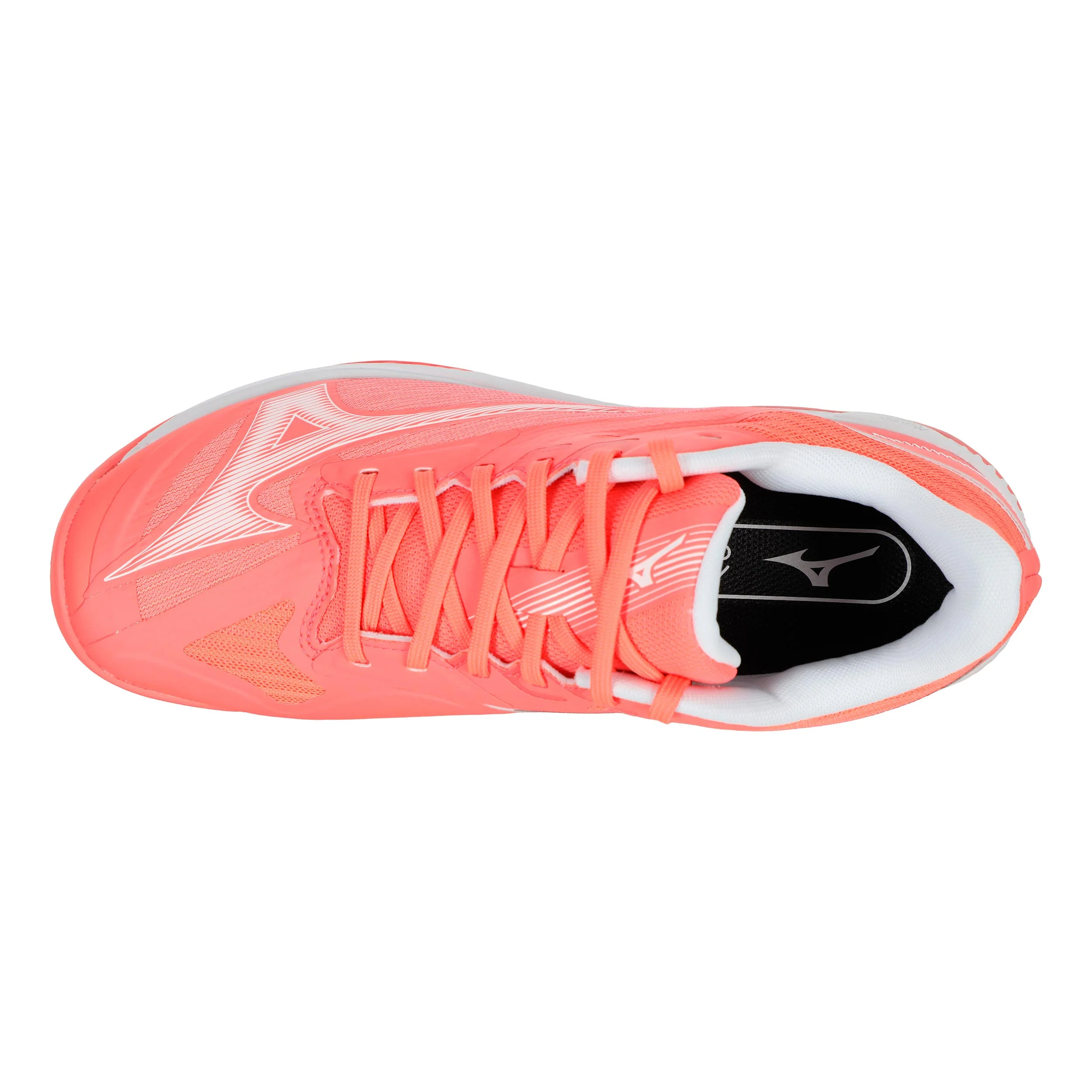 Wave Exceed Court Sandplatzschuh Damen-Koralle,Weiß - Image 3