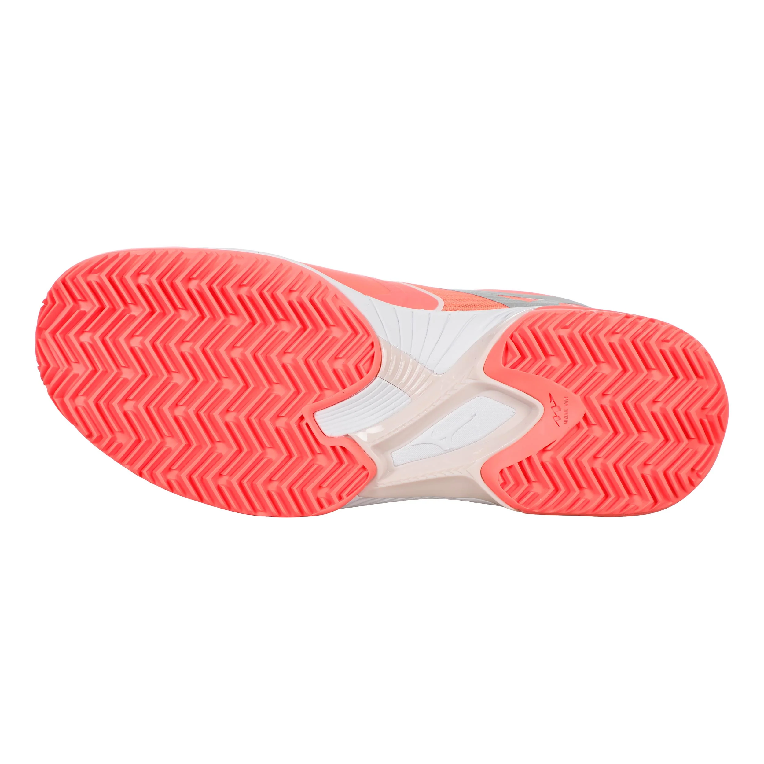 Wave Exceed Court Sandplatzschuh Damen-Koralle,Weiß - Image 4