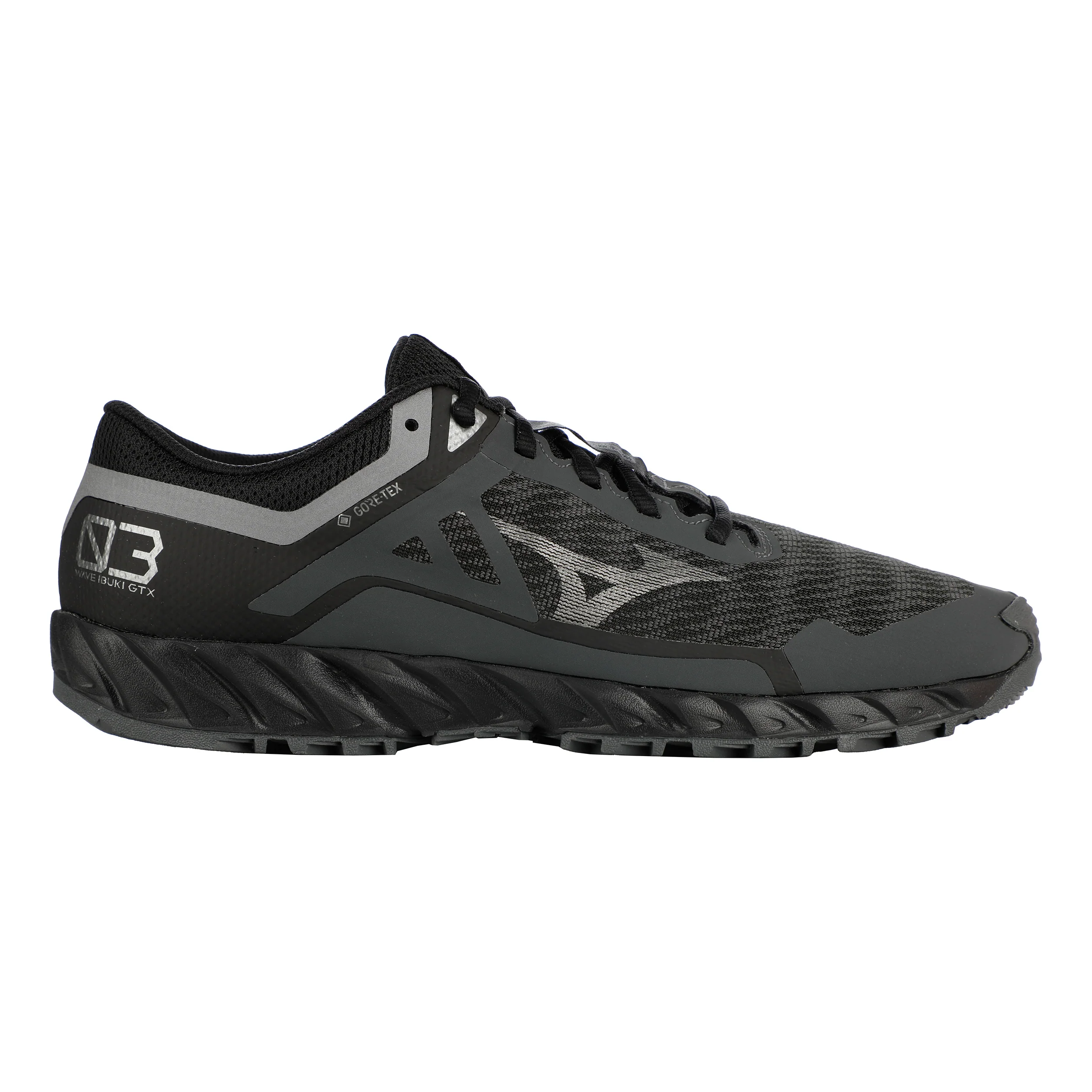 Wave Ibuki 3 GTX Trailschuh Damen-Schwarz,Dunkelgrau