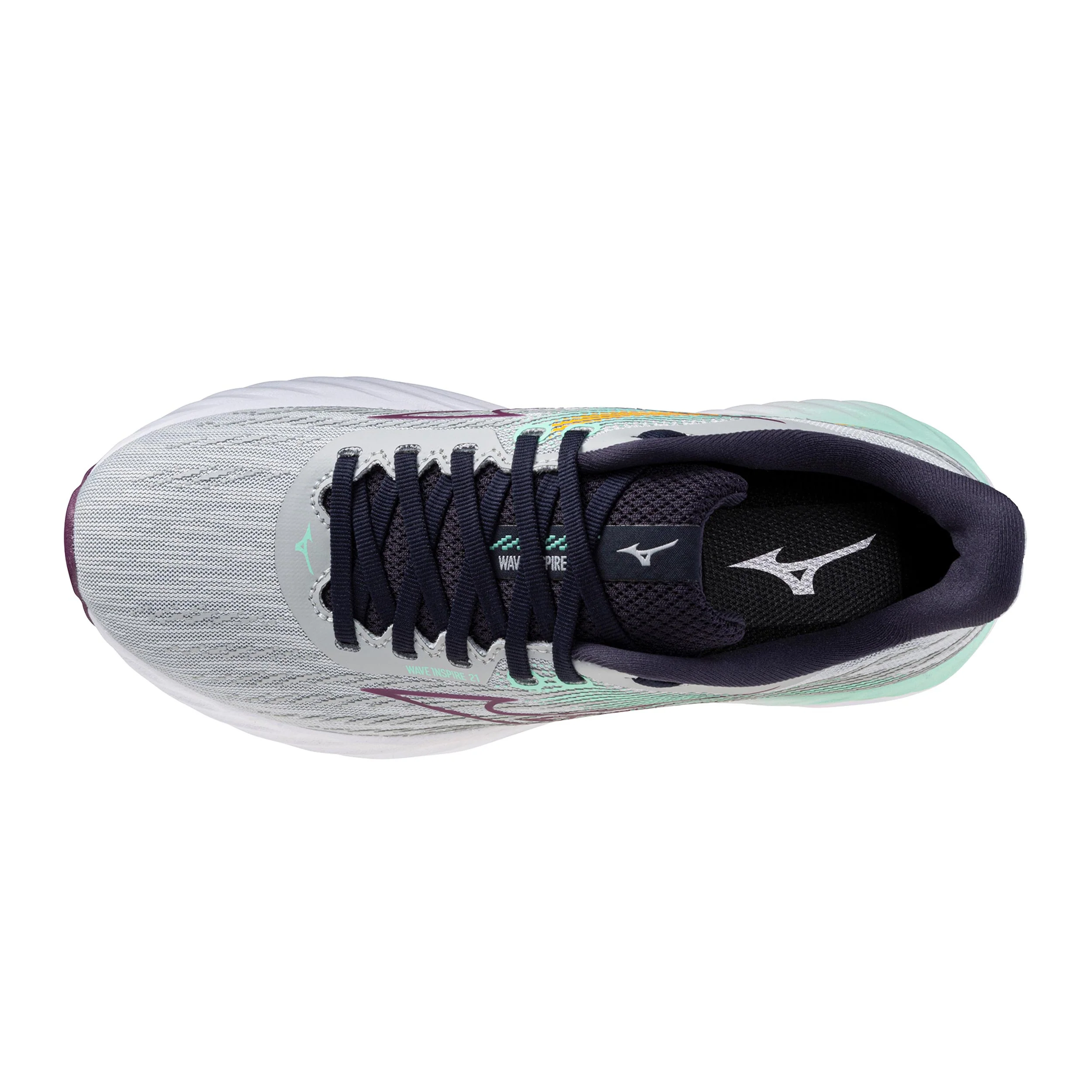 Wave Inspire 21 Stabilitätsschuh Damen-Hellgrau,Mint - Image 3