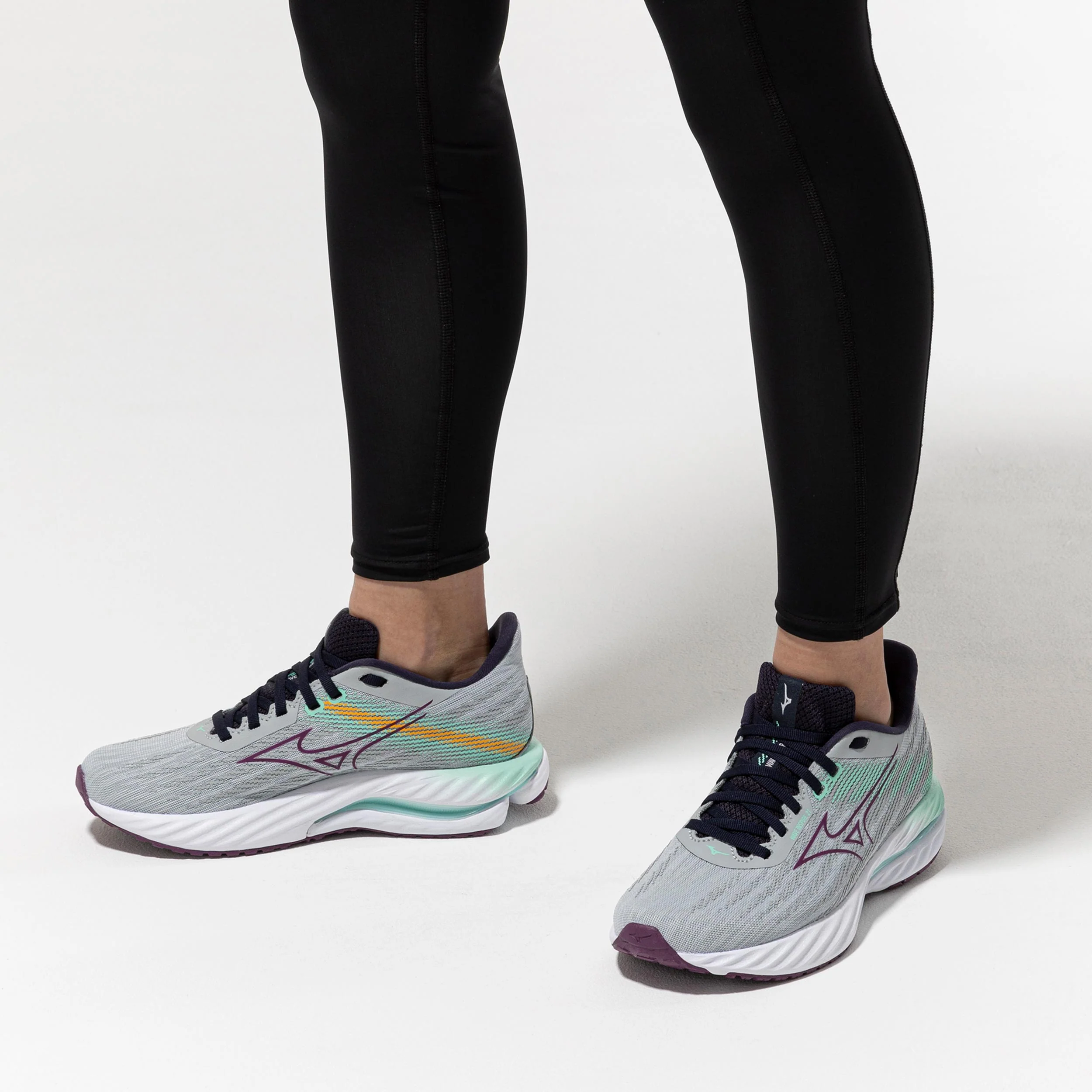 Wave Inspire 21 Stabilitätsschuh Damen-Hellgrau,Mint - Image 6