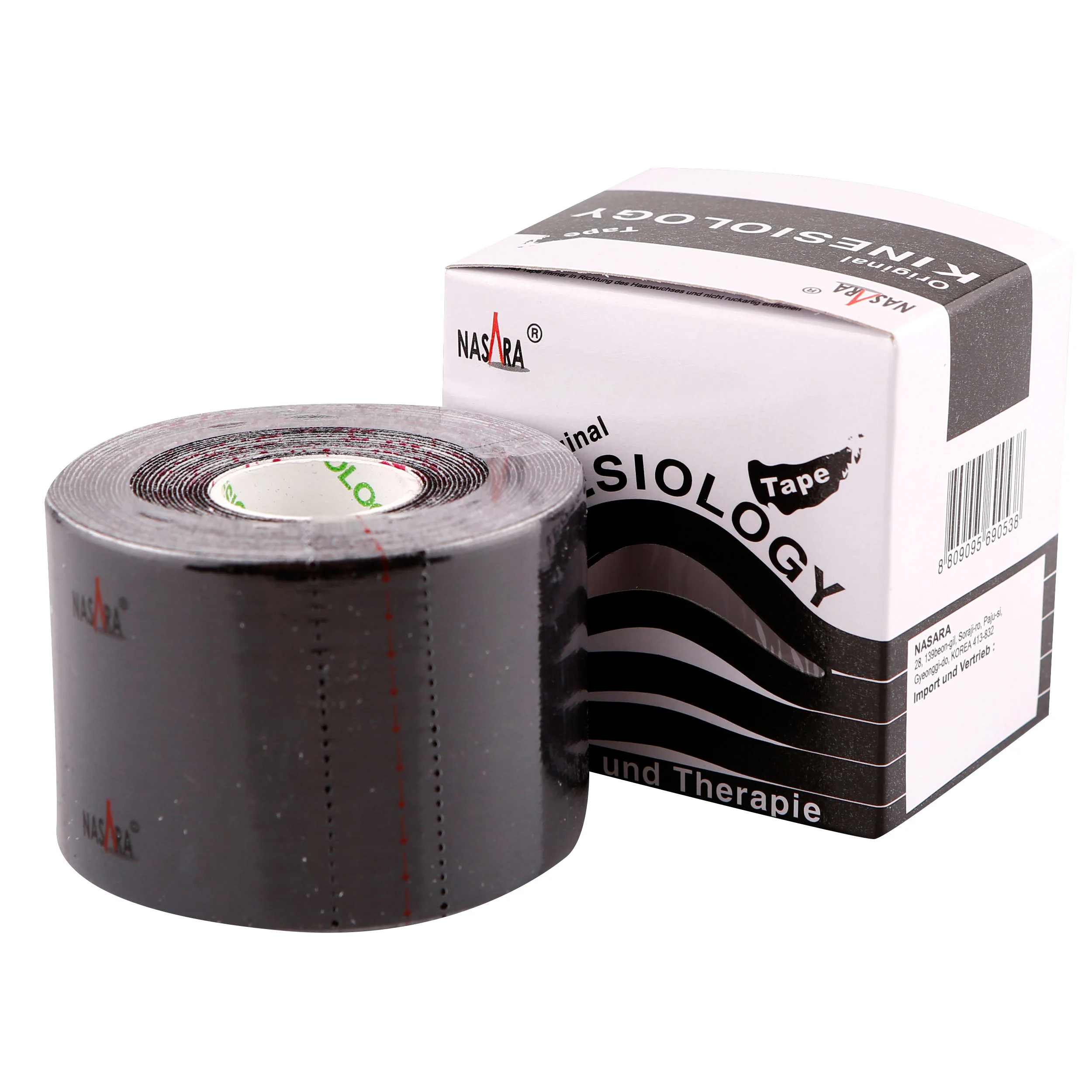 Kinesiologie Tape 1 Rolle-Schwarz