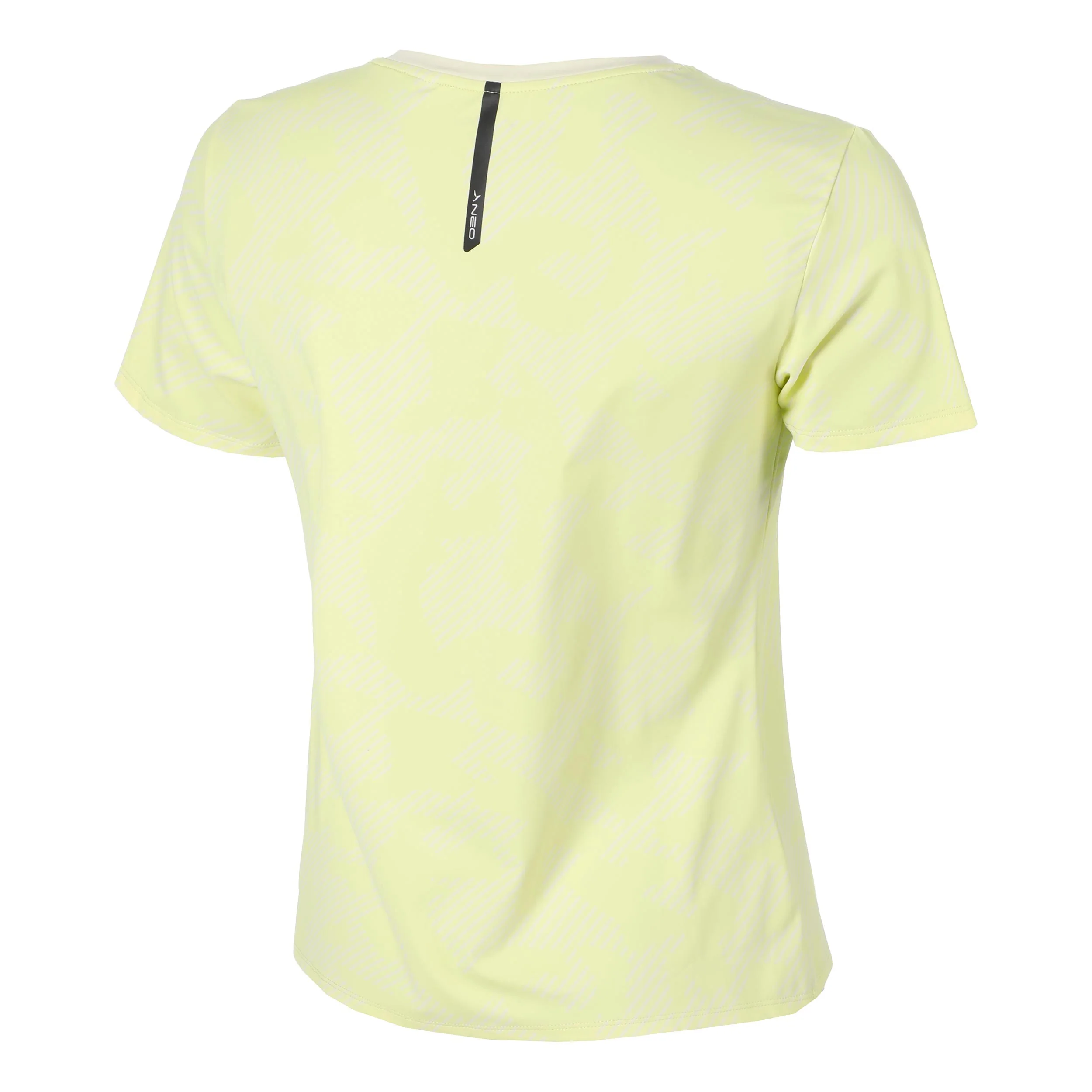 Feel the Vybe AOP Laufshirt Damen-limette - Image 2