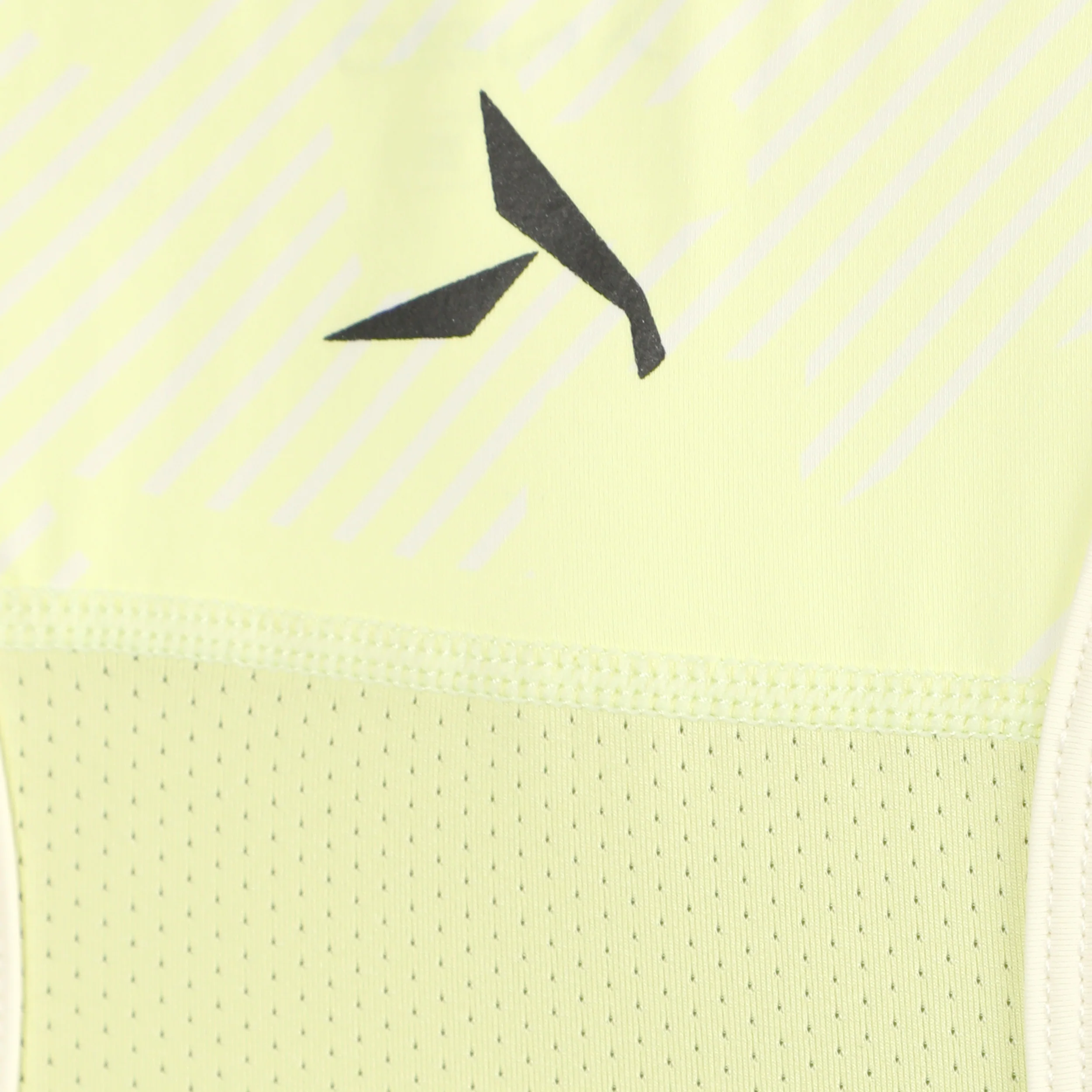 Feel the Vybe AOP Laufshirt Damen-limette - Image 4