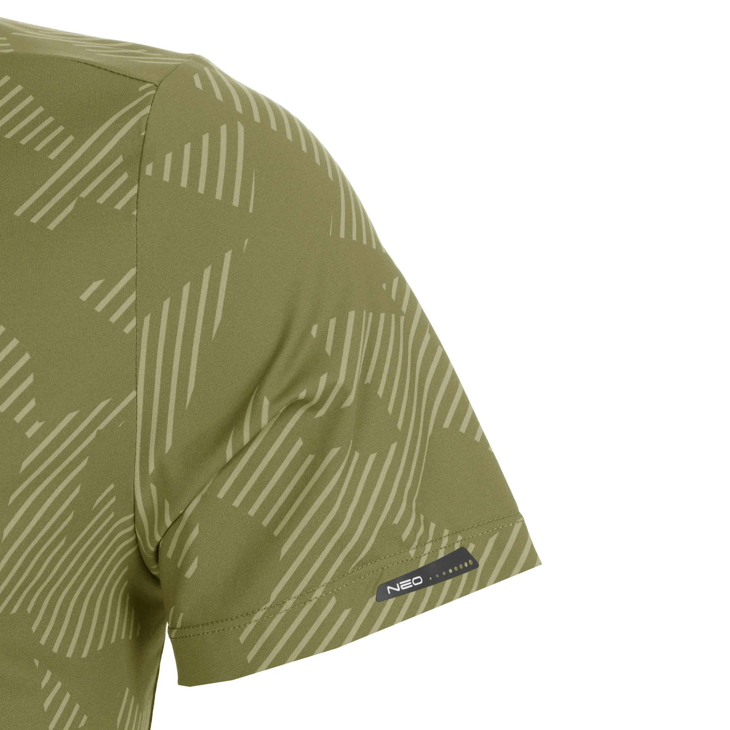 Feel the Vybe AOP Laufshirt Herren-oliv - Image 3