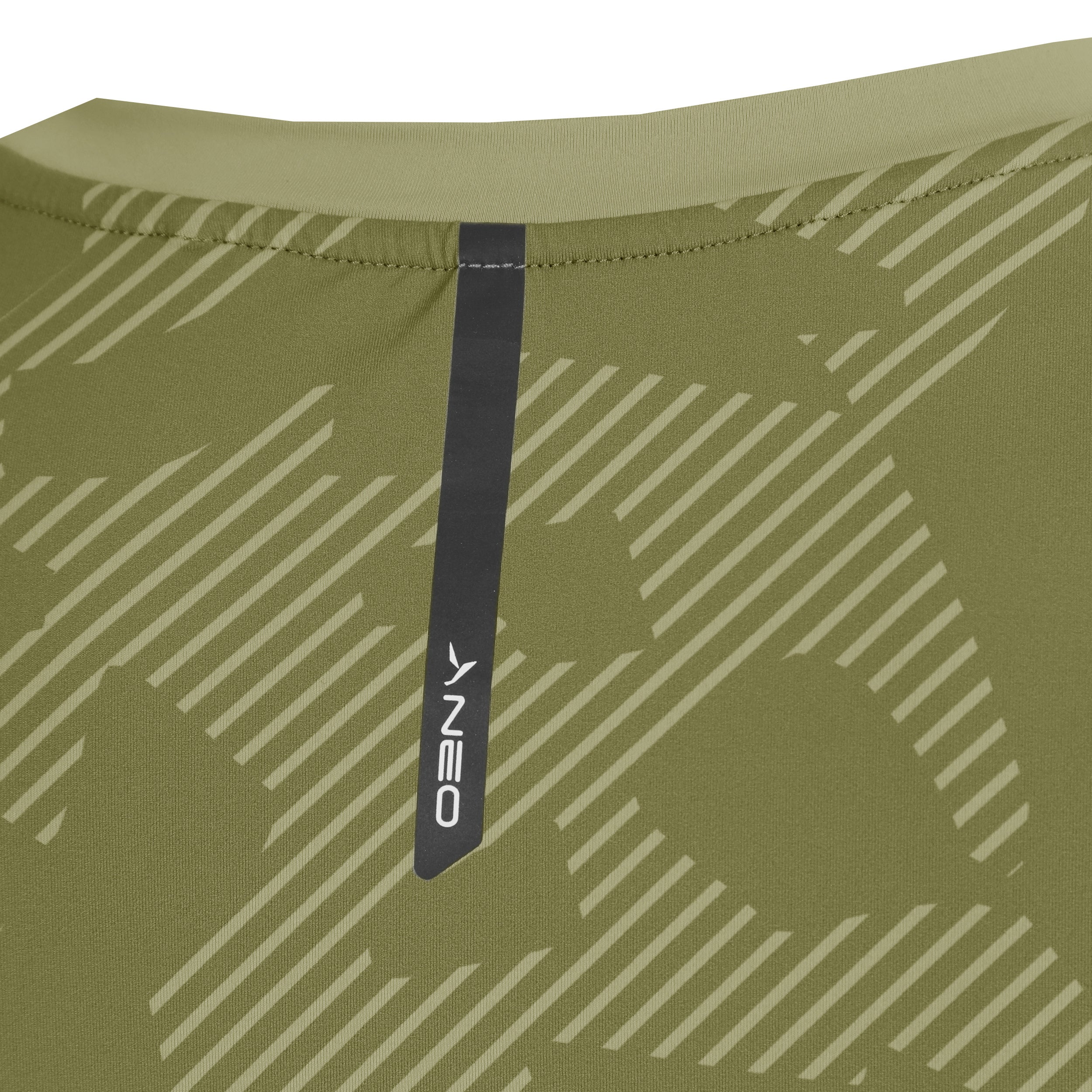 Feel the Vybe AOP Laufshirt Herren-oliv - Image 4