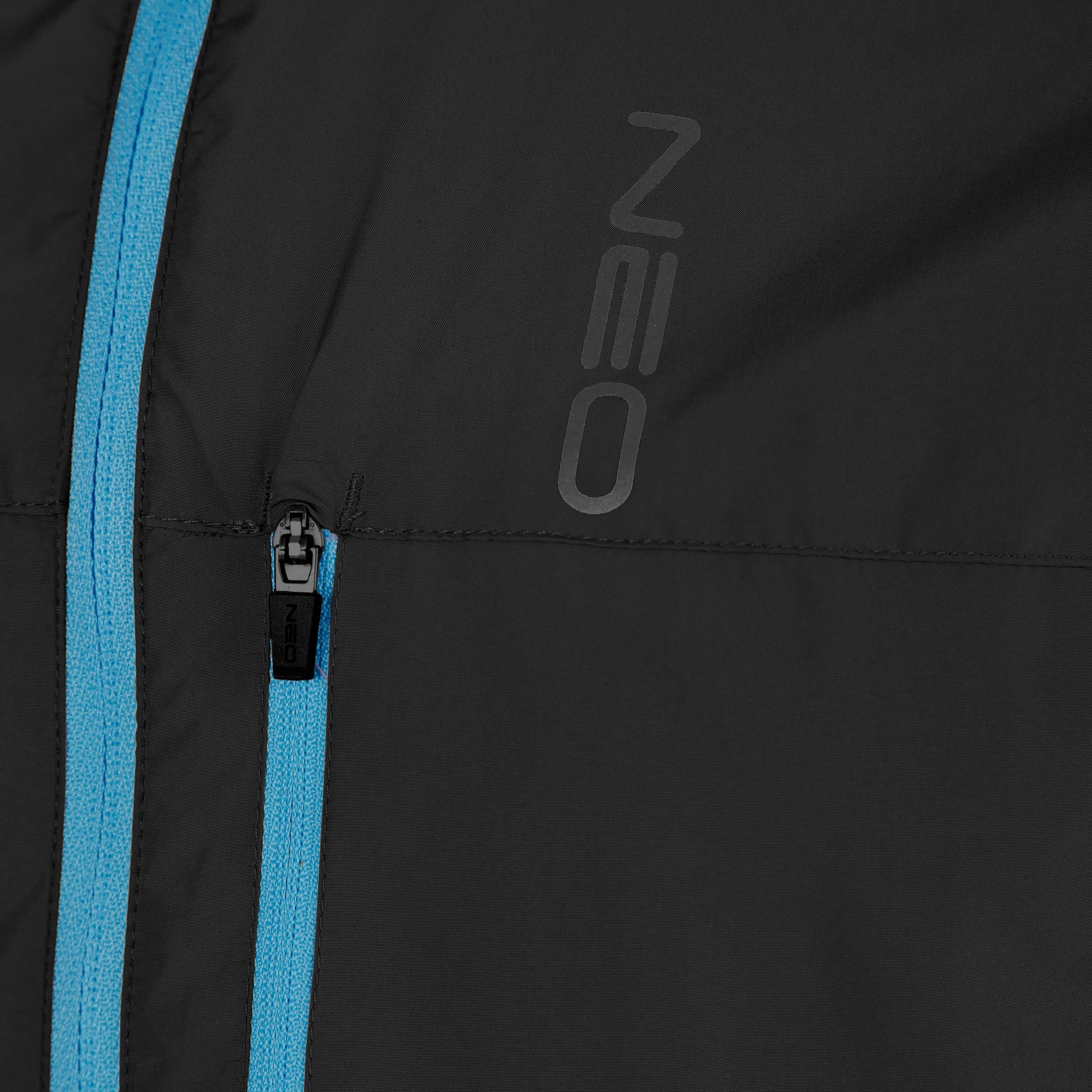 Feel the Vybe Fly Laufjacke Herren-schwarz, türkis - Image 3
