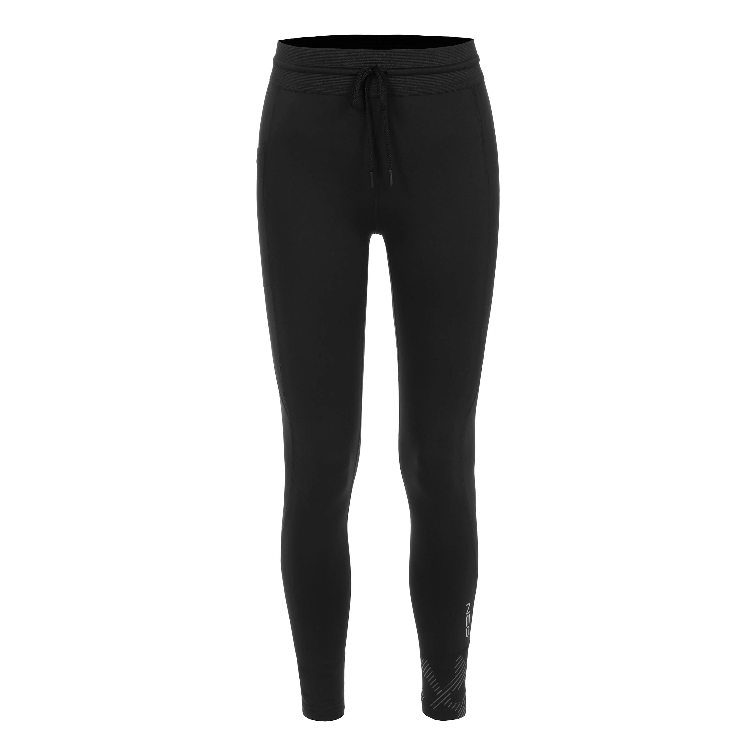 Feel the Vybe warm Lauftight Damen-schwarz