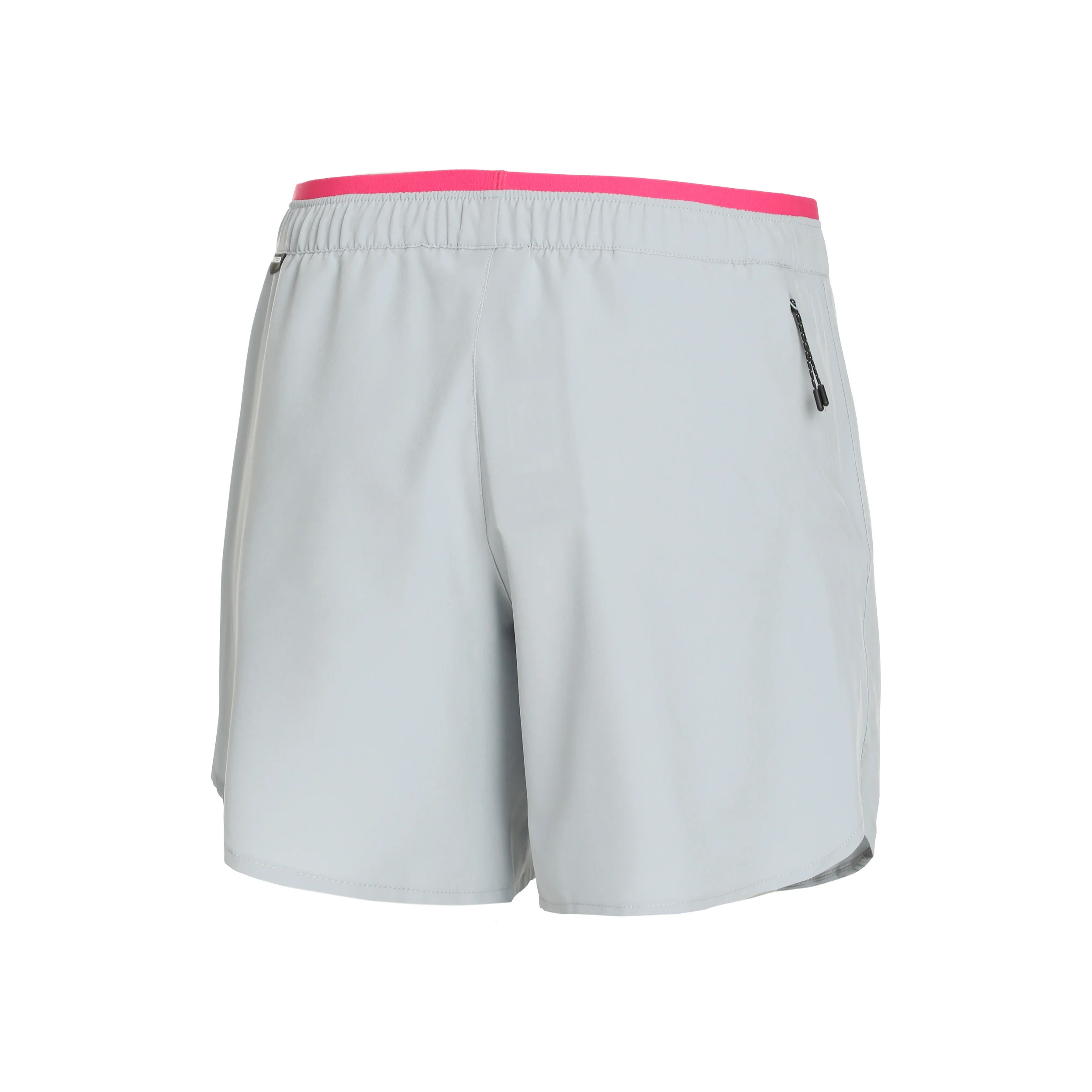 Flyweight 5in Laufshorts Damen-Grau,Pink - Image 2