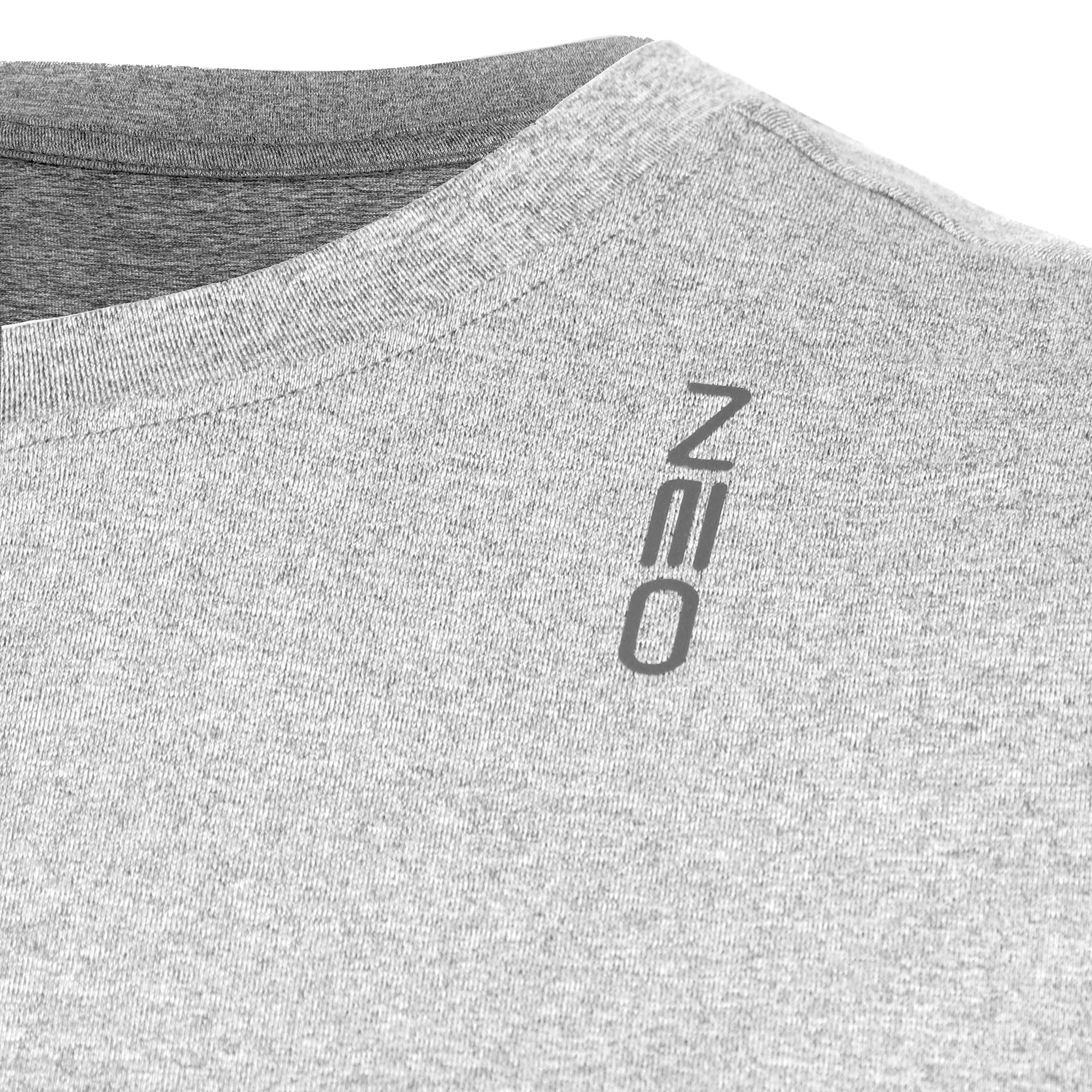 Flyweight Teeme Laufshirt Herren-Hellgrau - Image 3