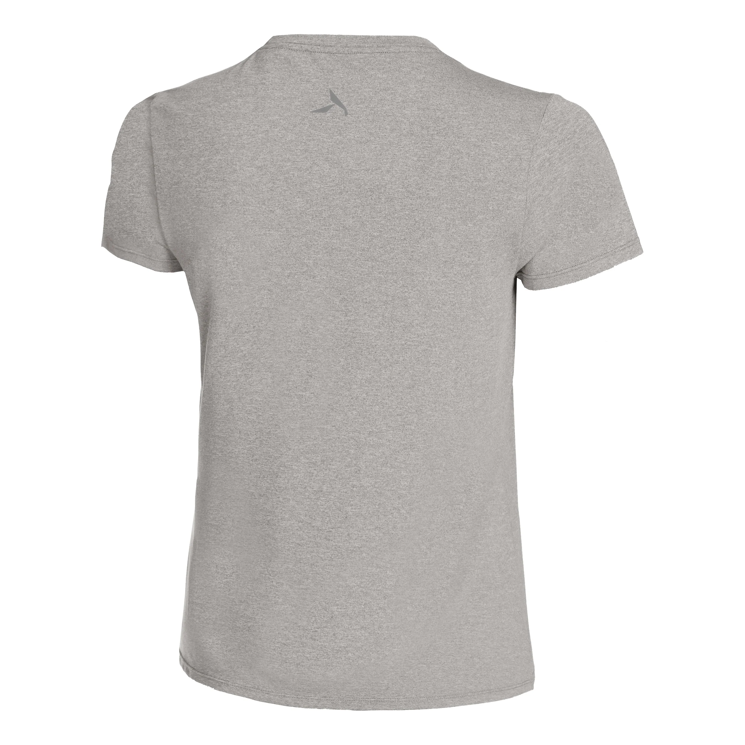 Flyweight V-Teeme Laufshirt Damen-Grau - Image 2