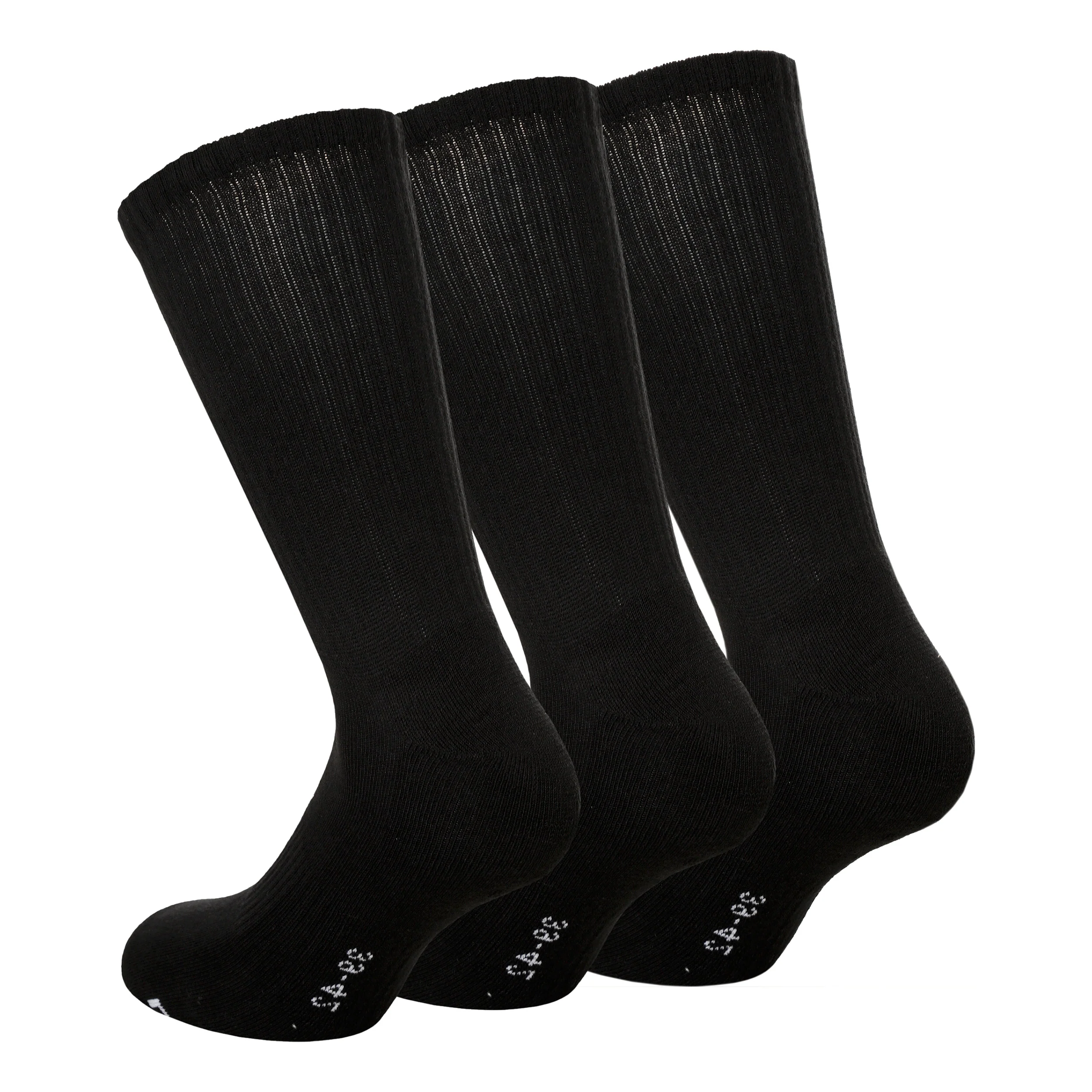 Long Sportsocken 3er Pack-Schwarz - Image 2