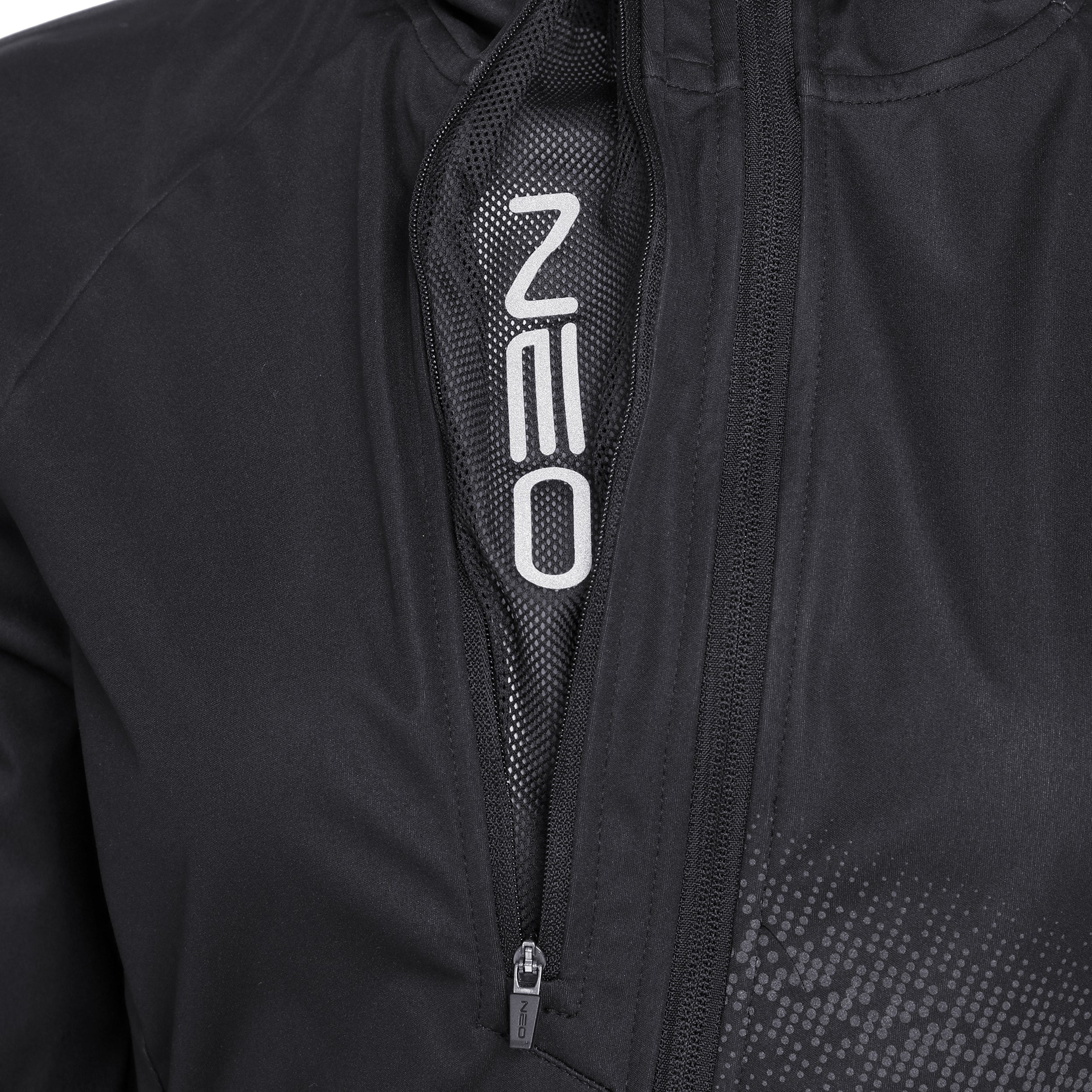 Reflex-Tex Laufjacke Damen-Schwarz - Image 6