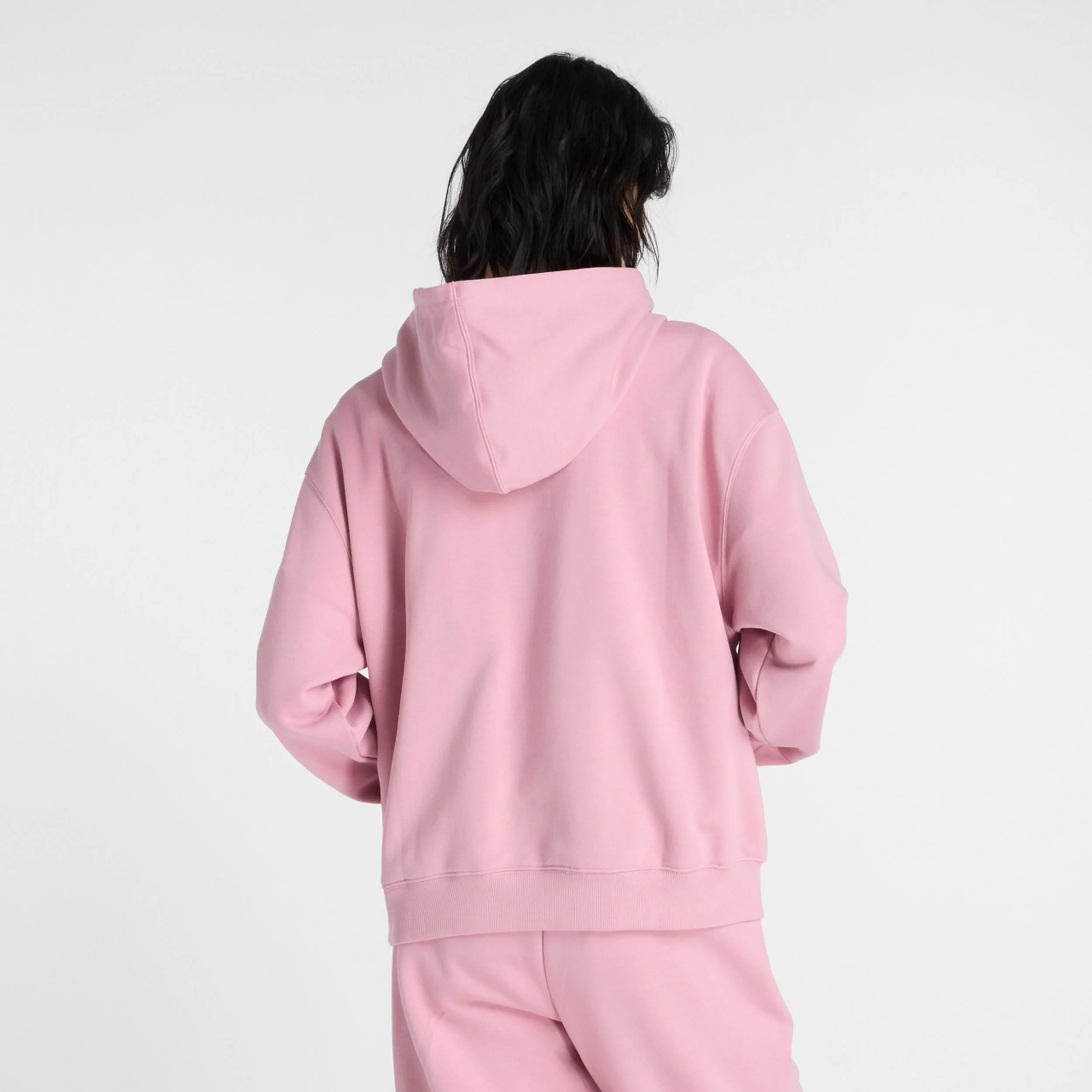 Essentials French Terry Hoody Damen-Rosa - Image 2