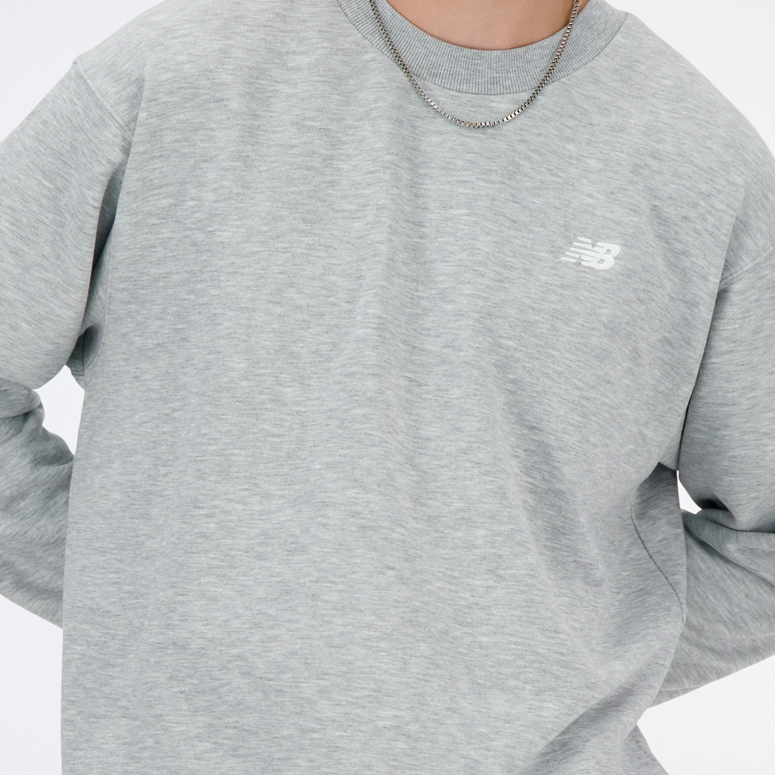 Essentials French Terry Sweatshirt Herren-Grau - Image 4