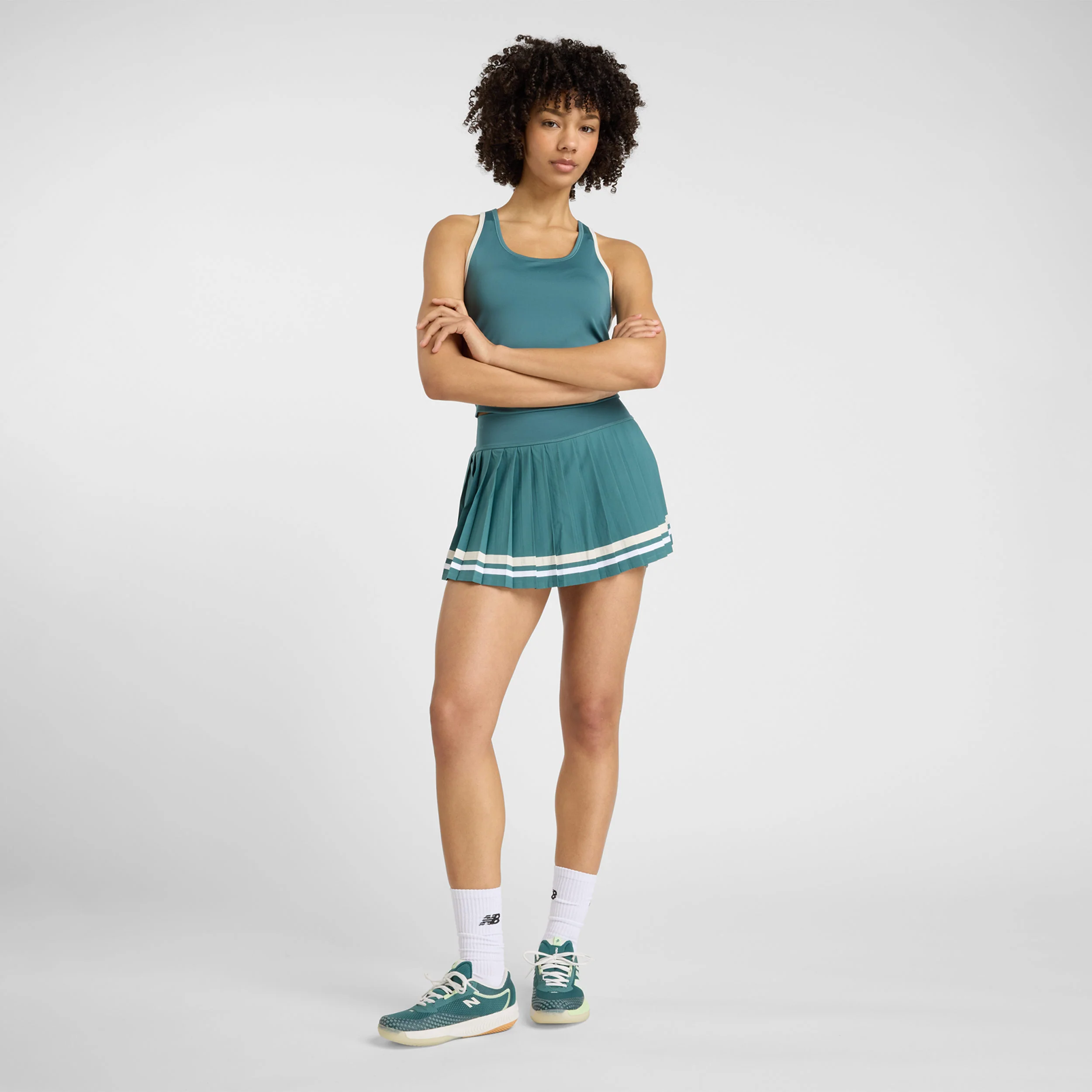 Novelty Tournament Tank-Top Damen-Grün - Image 8
