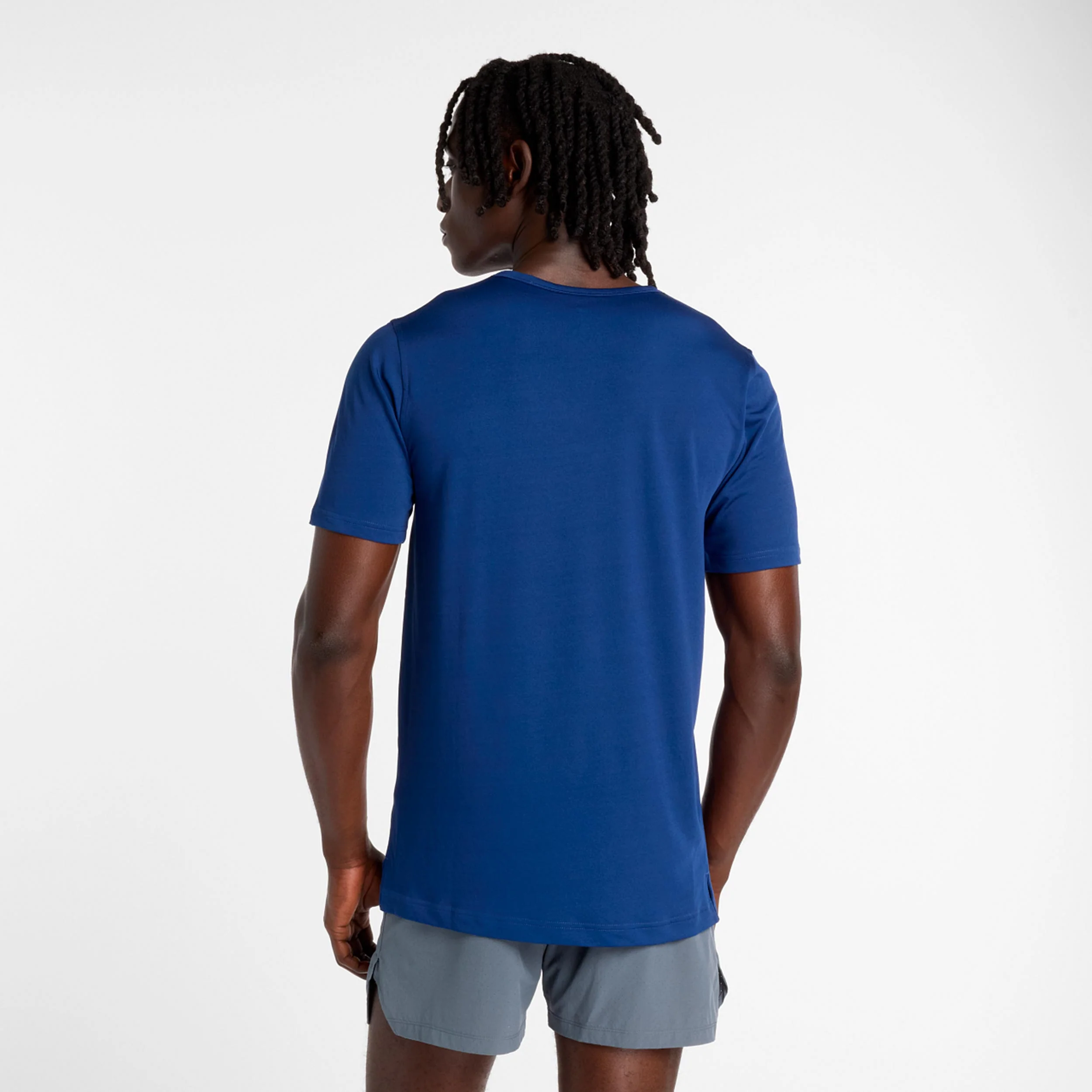 Sport Essentials Utility T-Shirt Herren-blau, weiß - Image 2