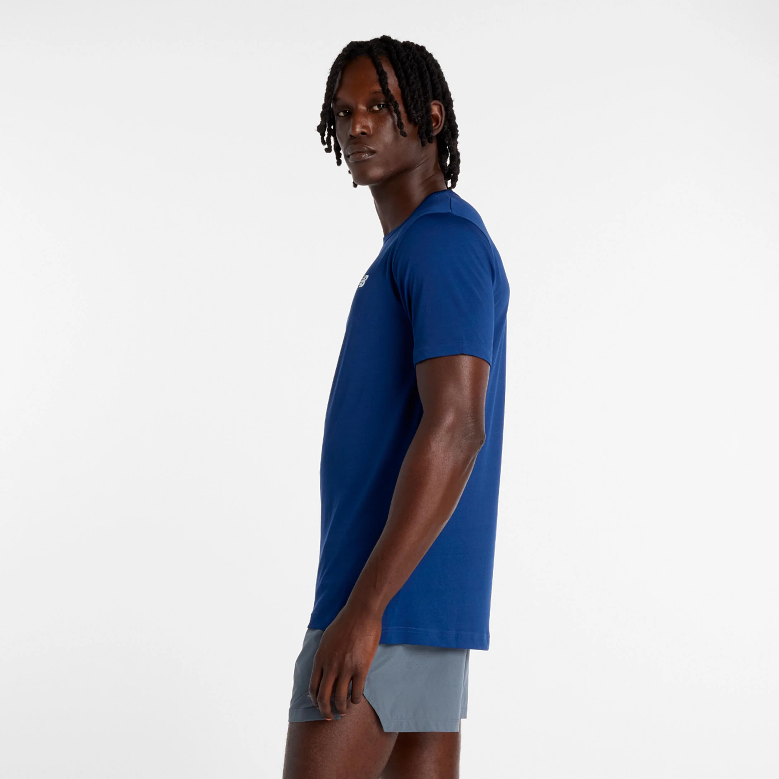 Sport Essentials Utility T-Shirt Herren-blau, weiß - Image 3