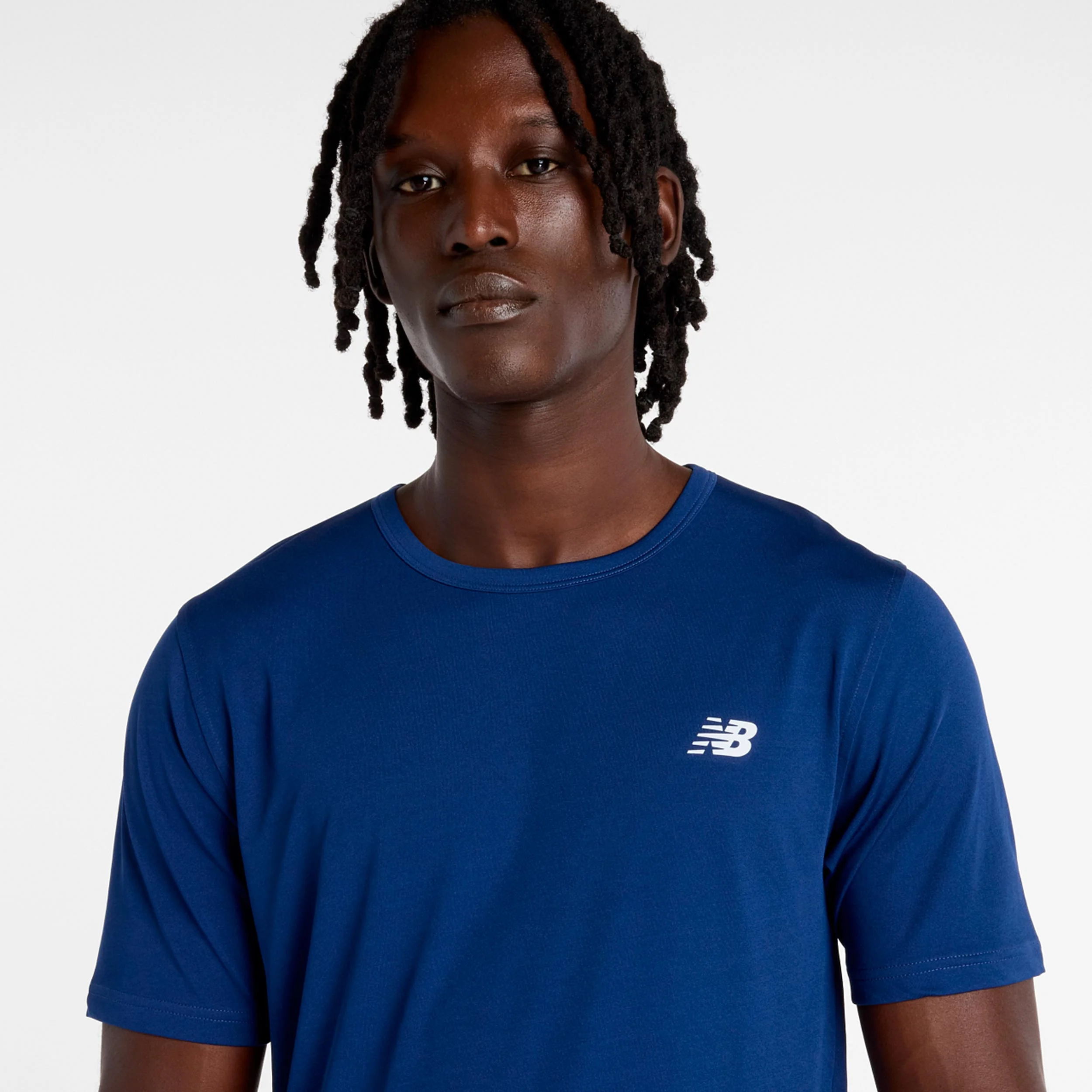 Sport Essentials Utility T-Shirt Herren-blau, weiß - Image 4