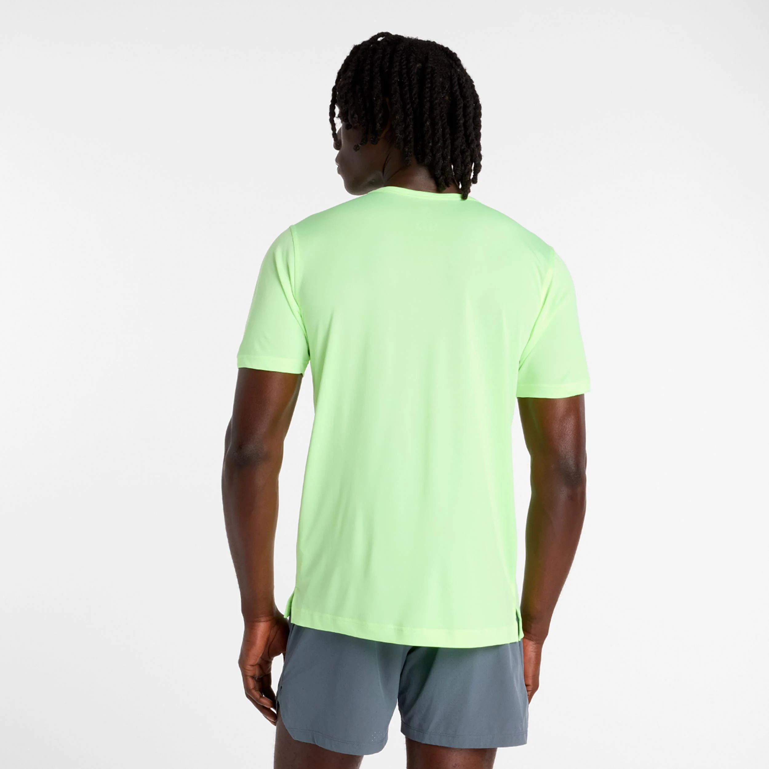 Sport Essentials Utility T-Shirt Herren-limette, weiß - Image 2