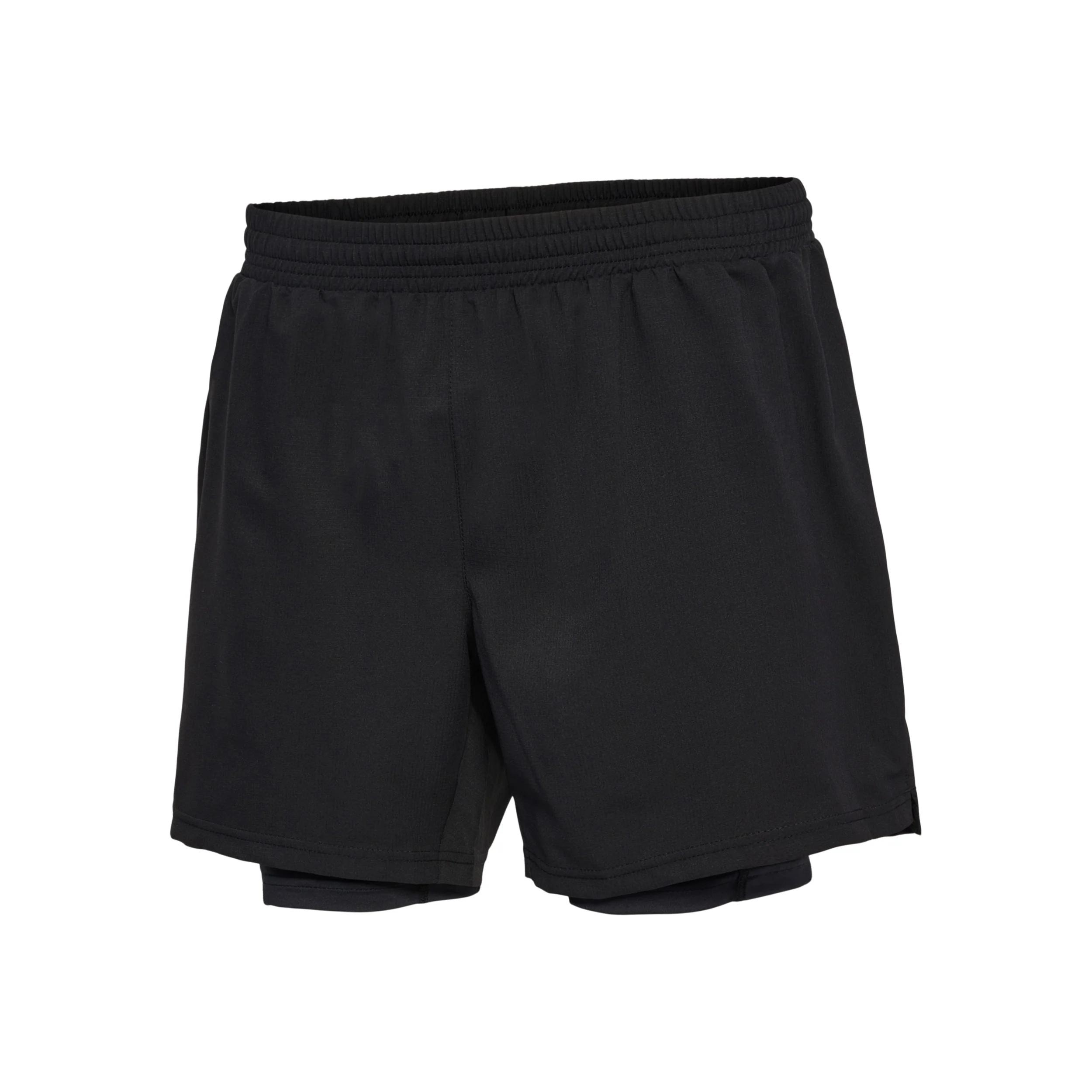 Dallas 2in1 Shorts Herren-Schwarz - Image 2