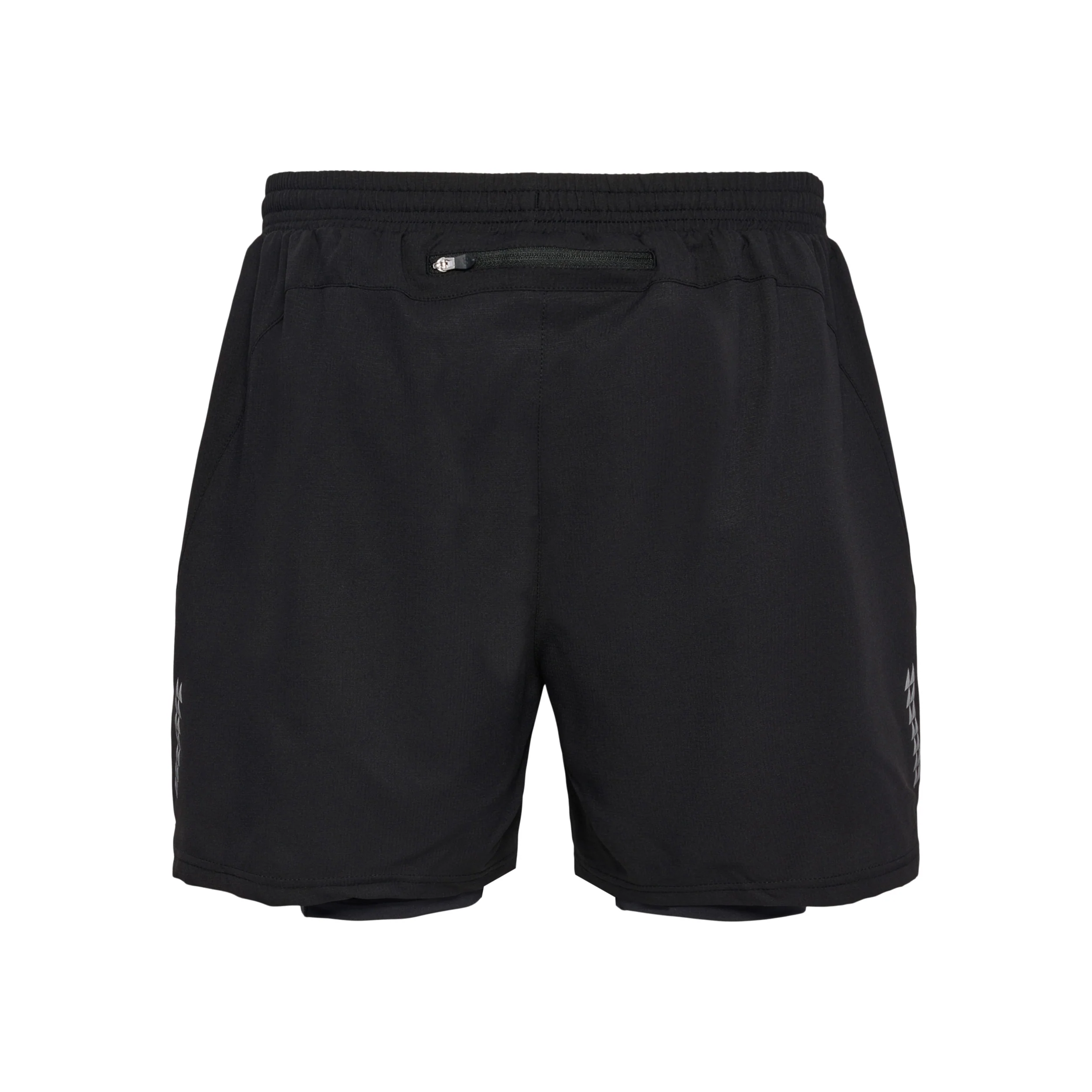 Dallas 2in1 Shorts Herren-Schwarz - Image 3