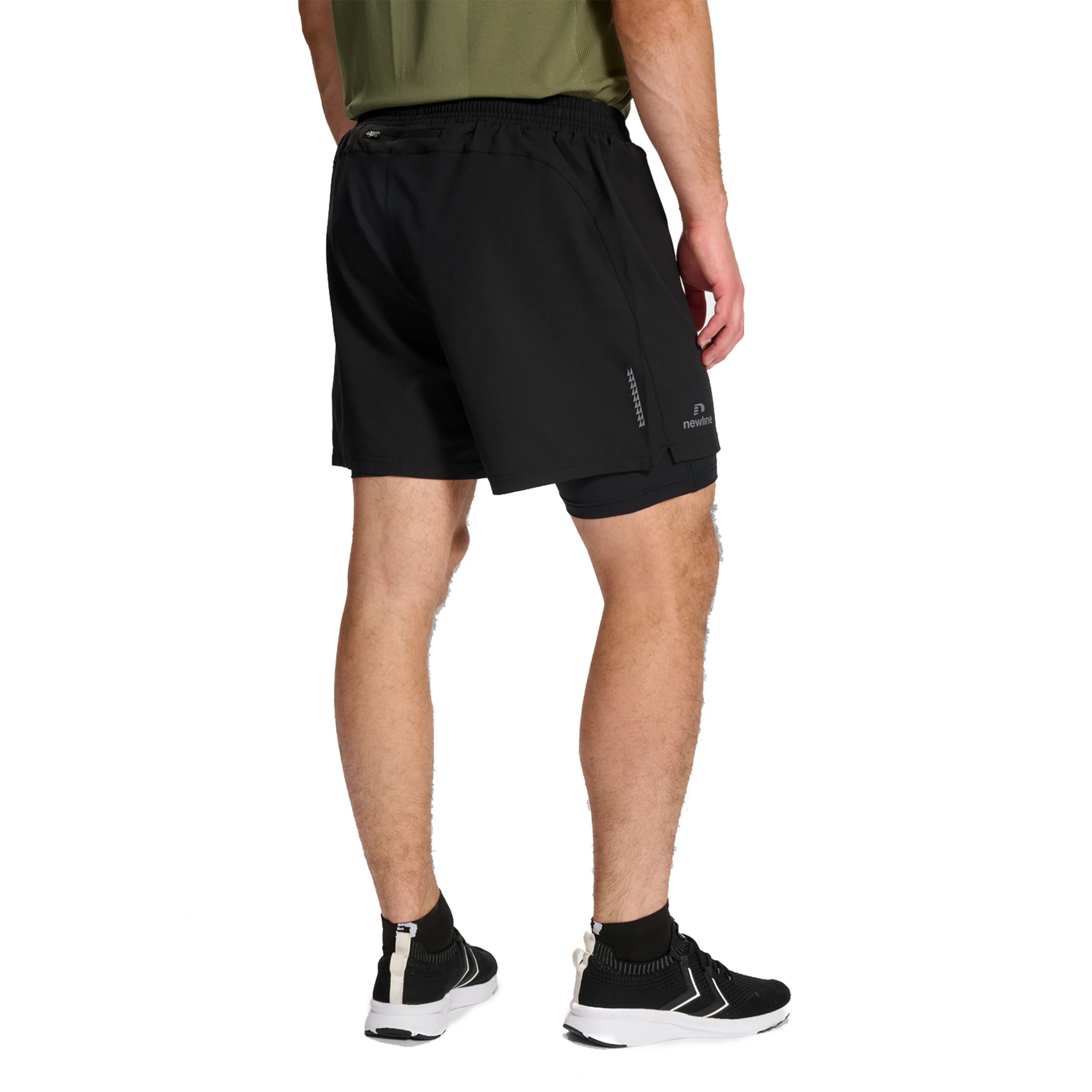 Dallas 2in1 Shorts Herren-Schwarz - Image 7