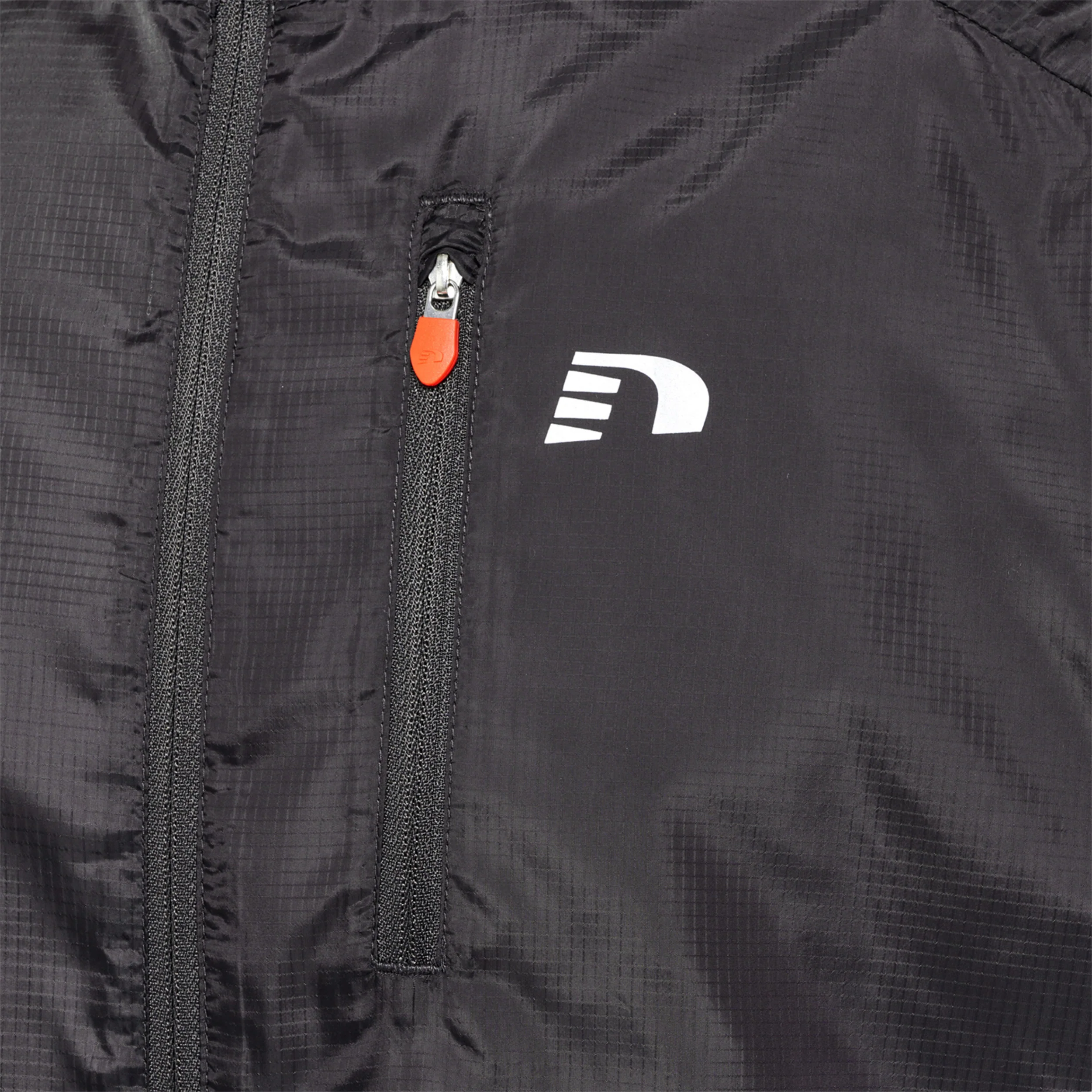 Packable Tech Laufjacke Herren-Grau - Image 4