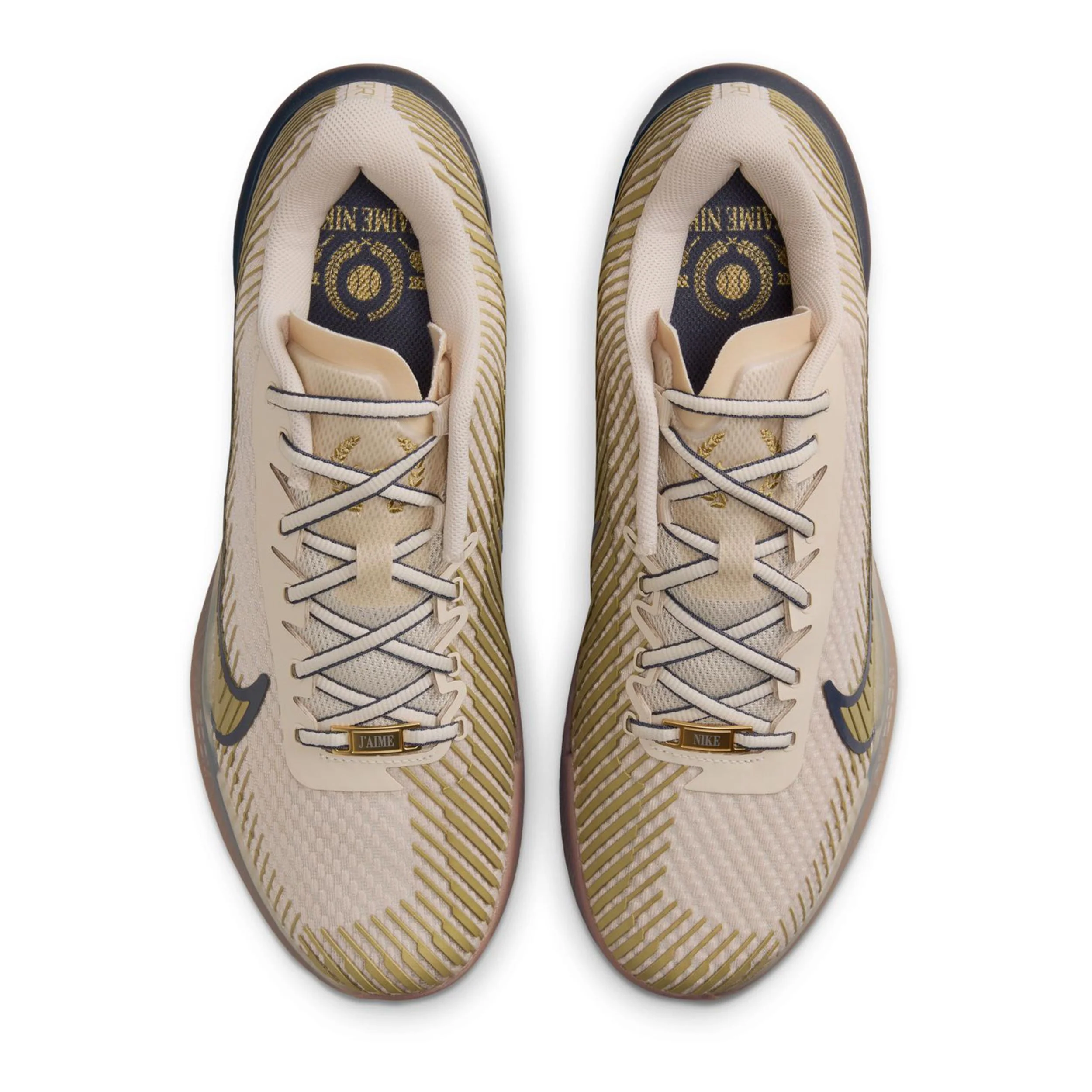 Air Zoom Vapor 11 Premium Allcourtschuh Herren-Beige,Dunkelblau - Image 3