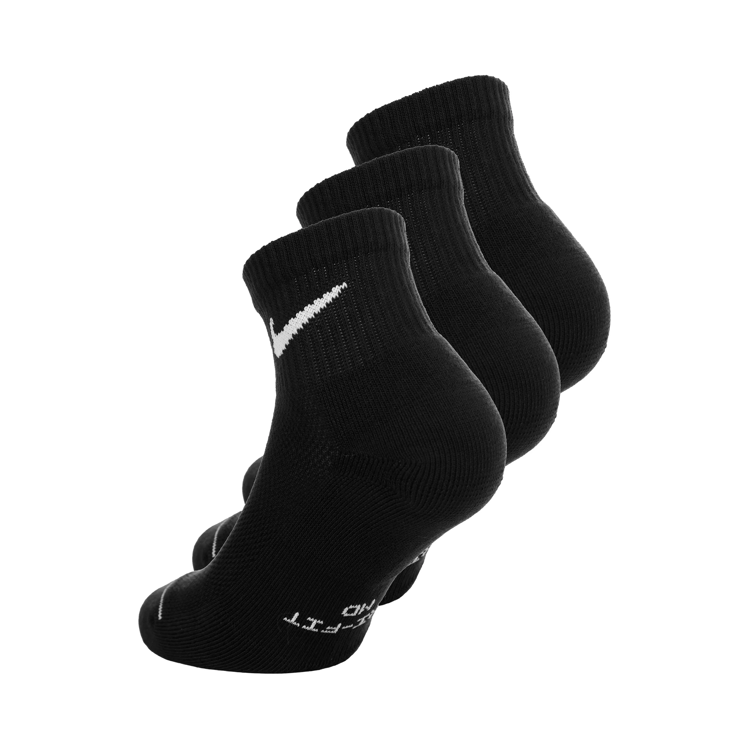Ankle Tennissocken 3er Pack Unisex - schwarz - Image 2
