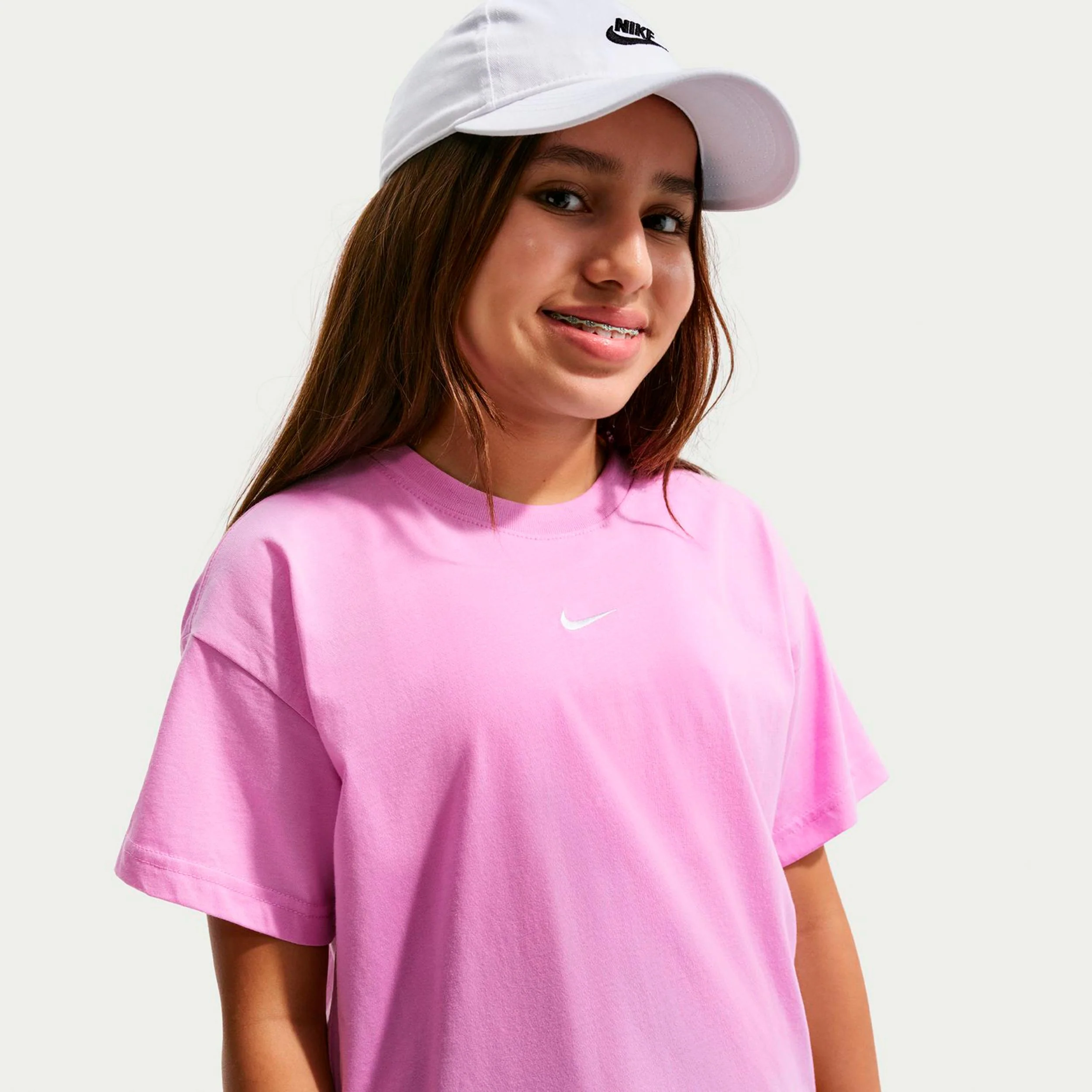 Boxy Essential T-Shirt Kinder-flieder - Image 2