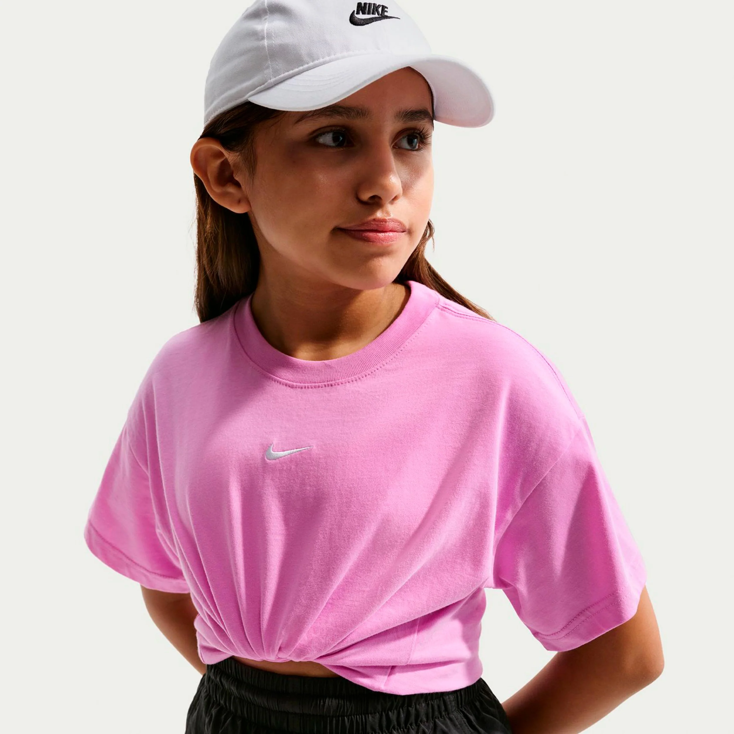 Boxy Essential T-Shirt Kinder-flieder - Image 5