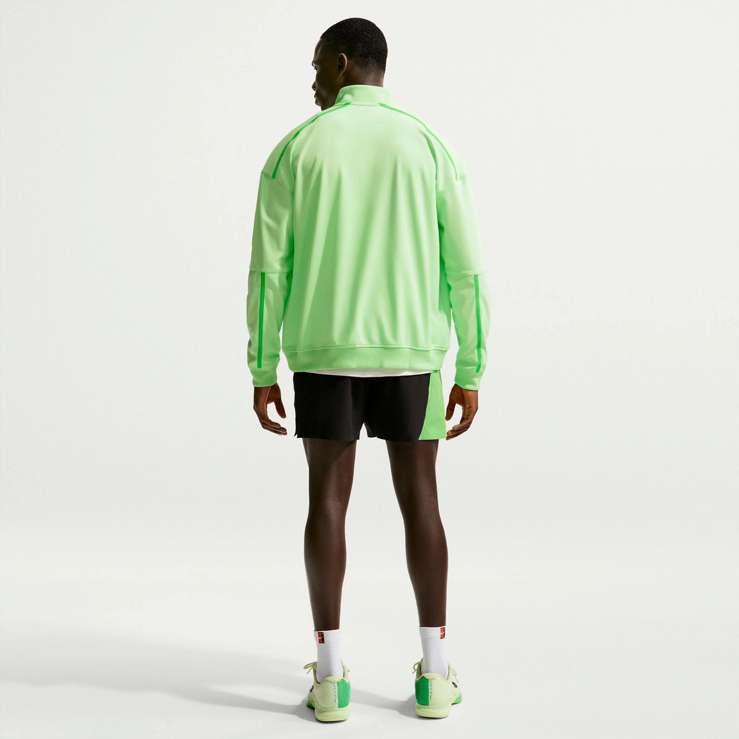 Carlos Alcaraz Court Heritage Trainingsjacke Herren-limette - Image 3