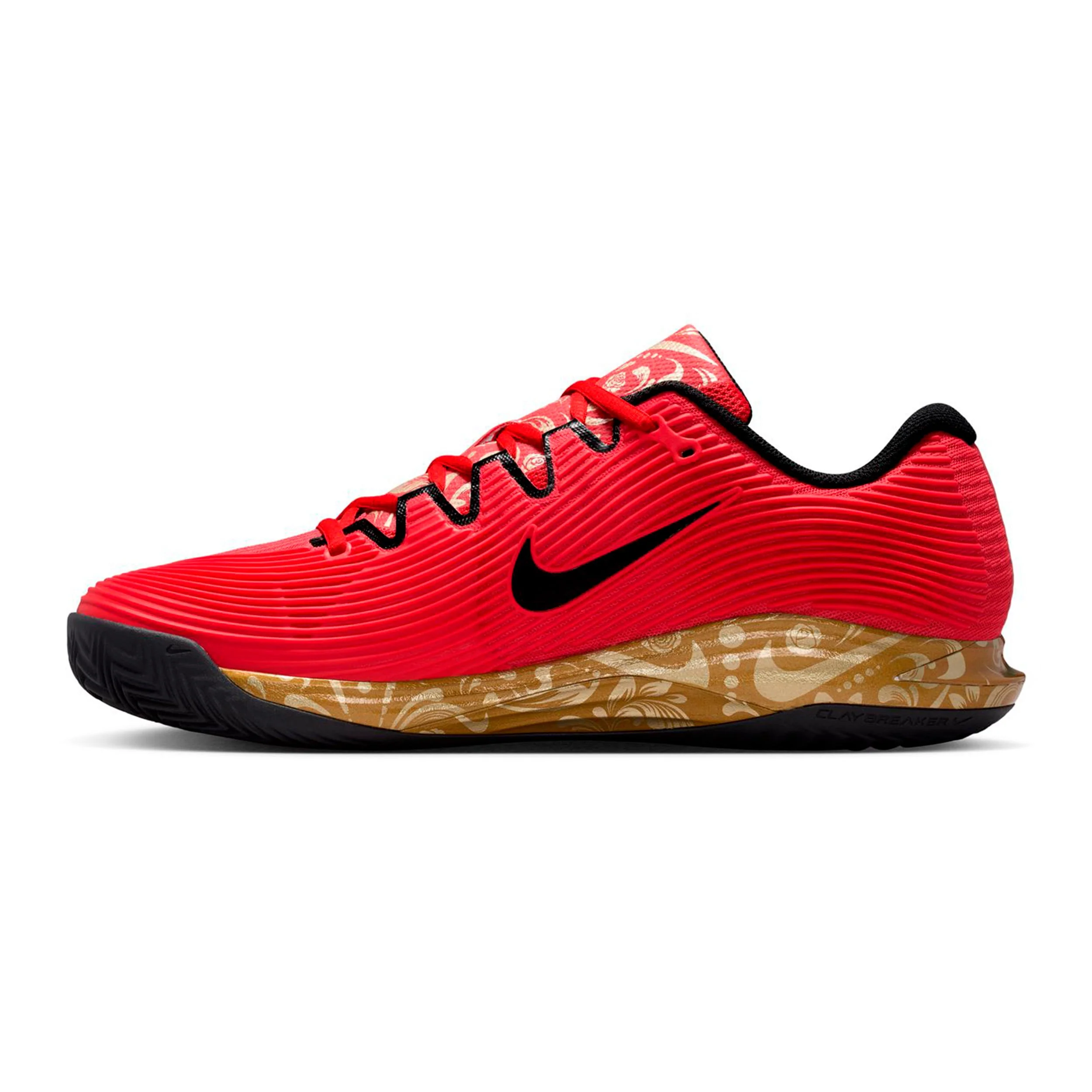Carlos Alcaraz Zoom Vapor 12 PRM Sandplatzschuh Herren - rot, schwarz - Image 2