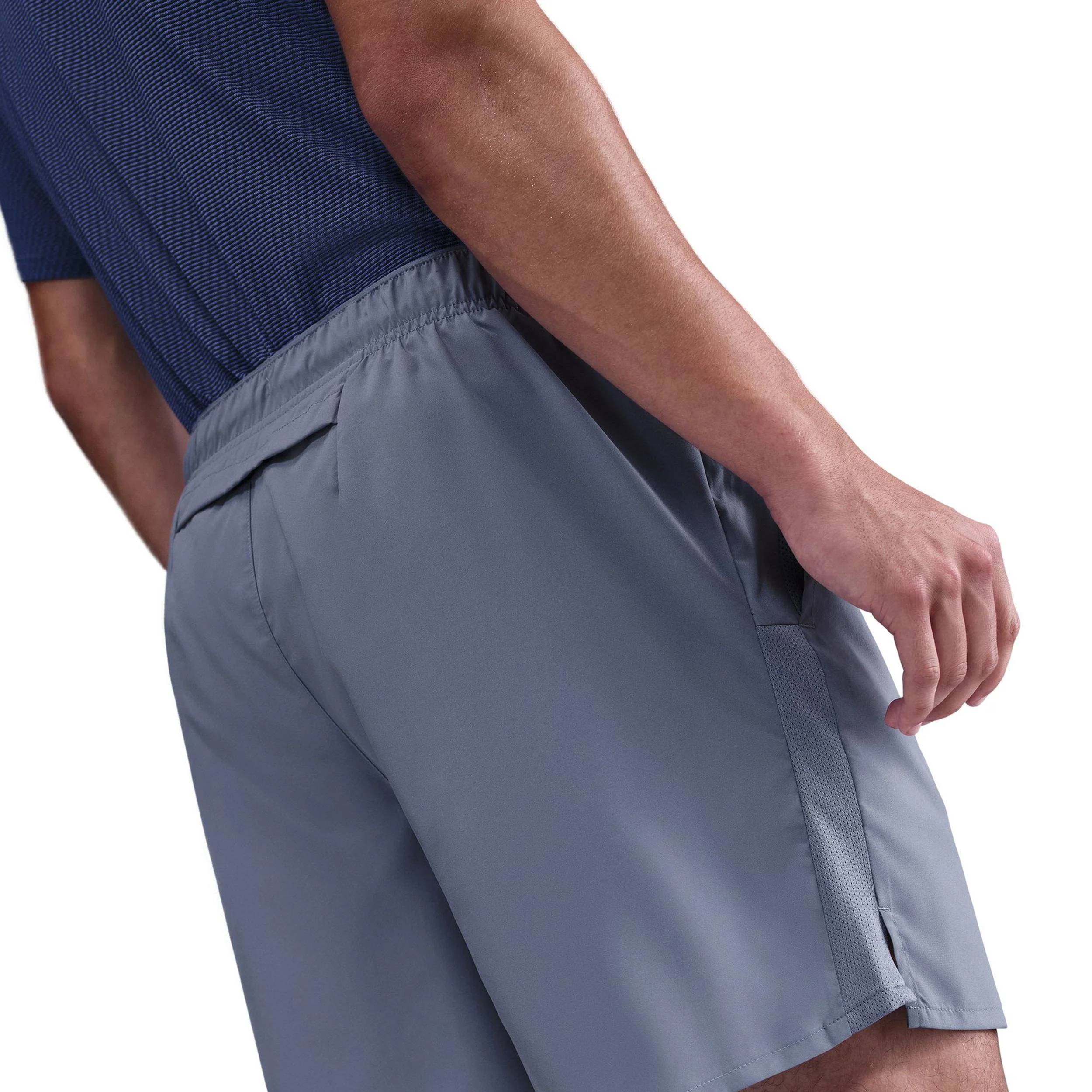 Challenger 7in Brief-Lined Laufshorts Herren - blaugrau, silber - Image 4