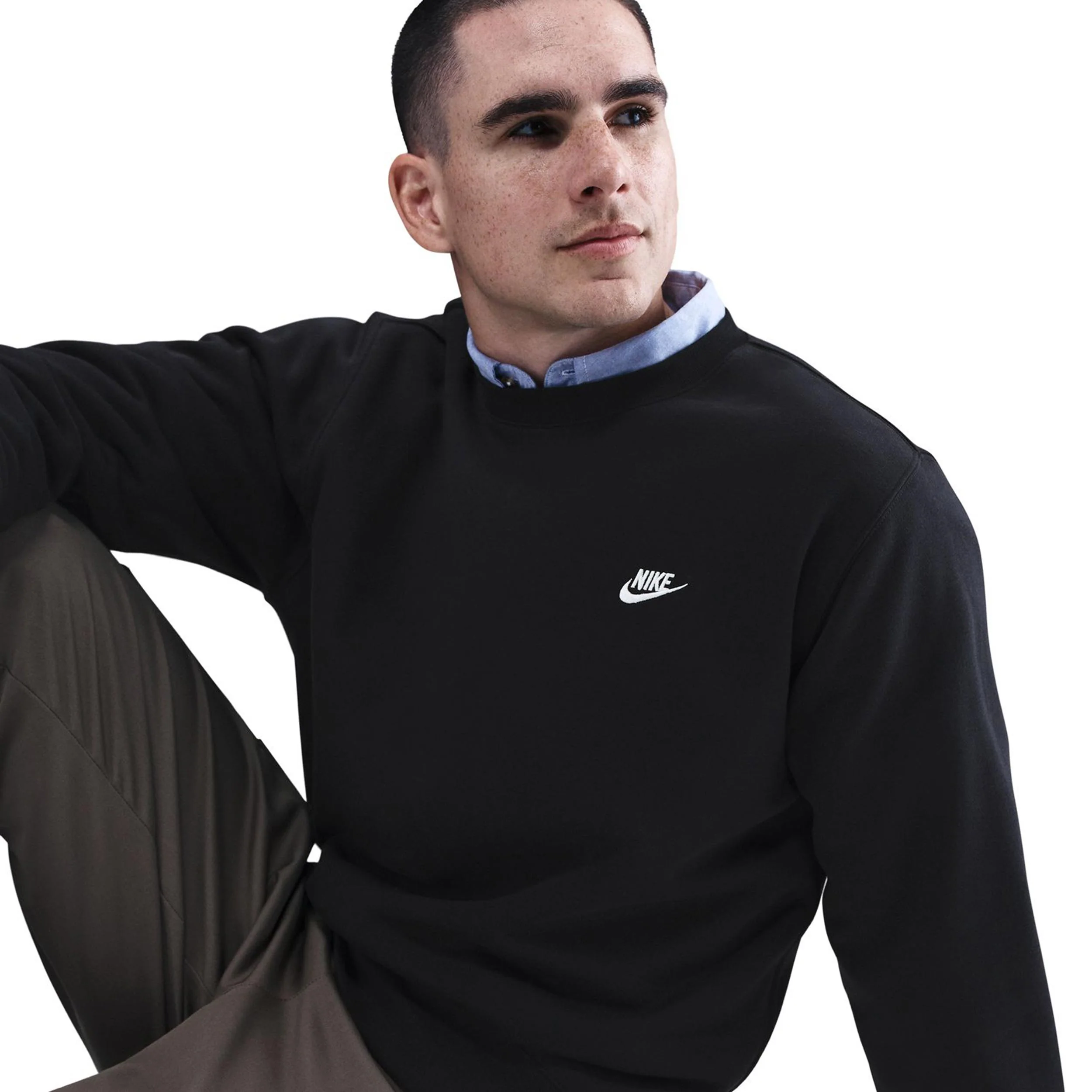 Club Crew Sweatshirt Herren-Schwarz - Image 5