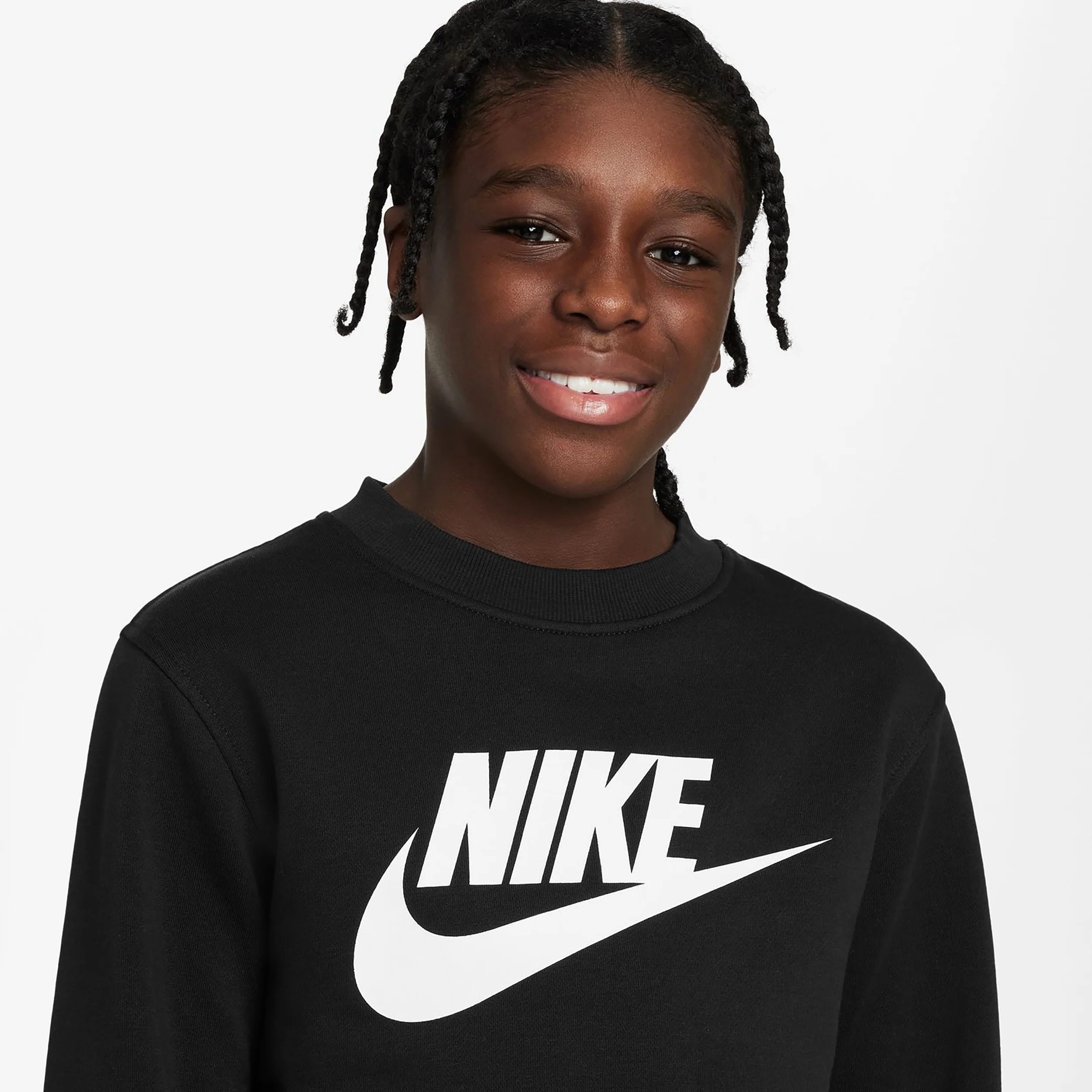 Club Fleece Crew Sweatshirt Kinder-schwarz - Image 3