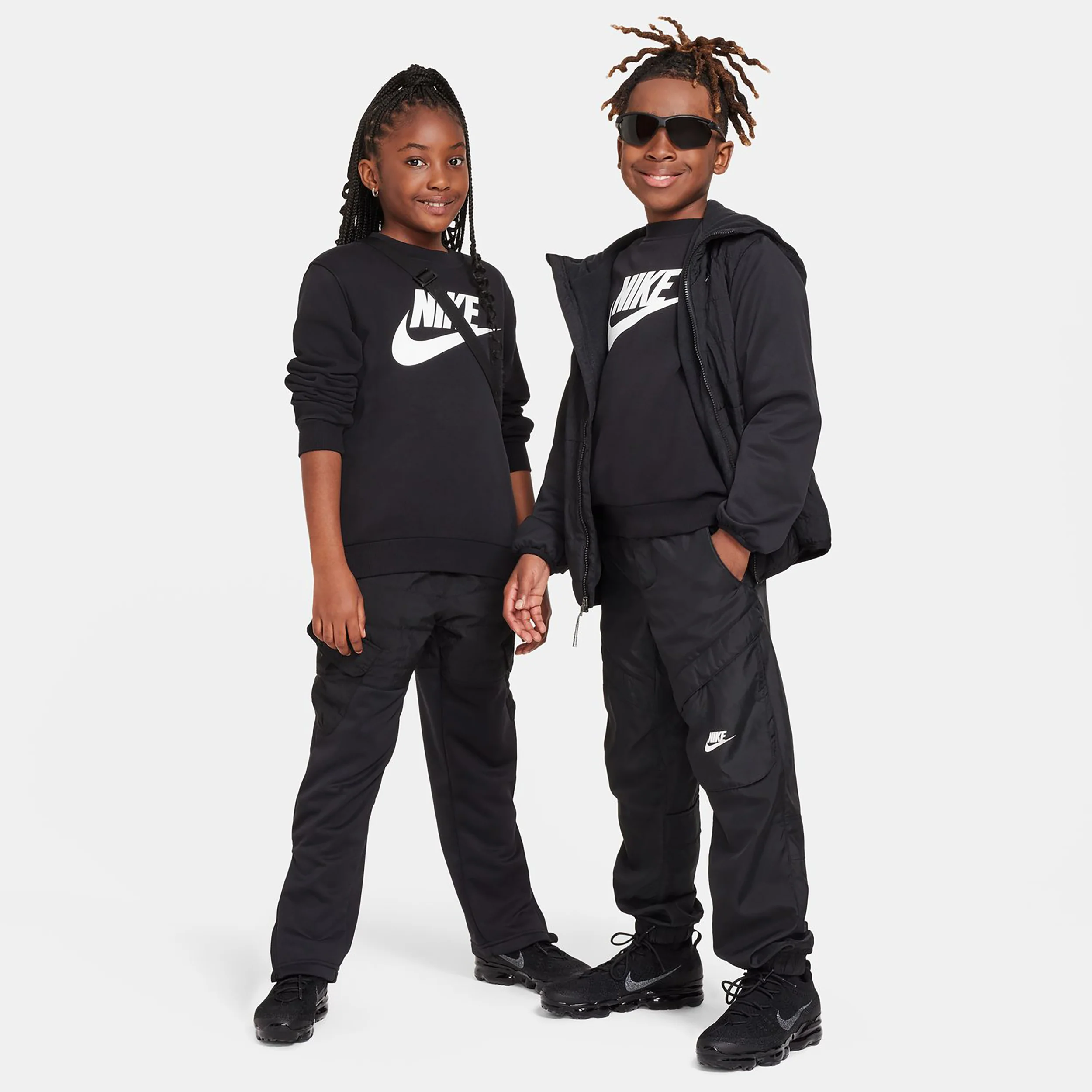 Club Fleece Crew Sweatshirt Kinder-schwarz - Image 4