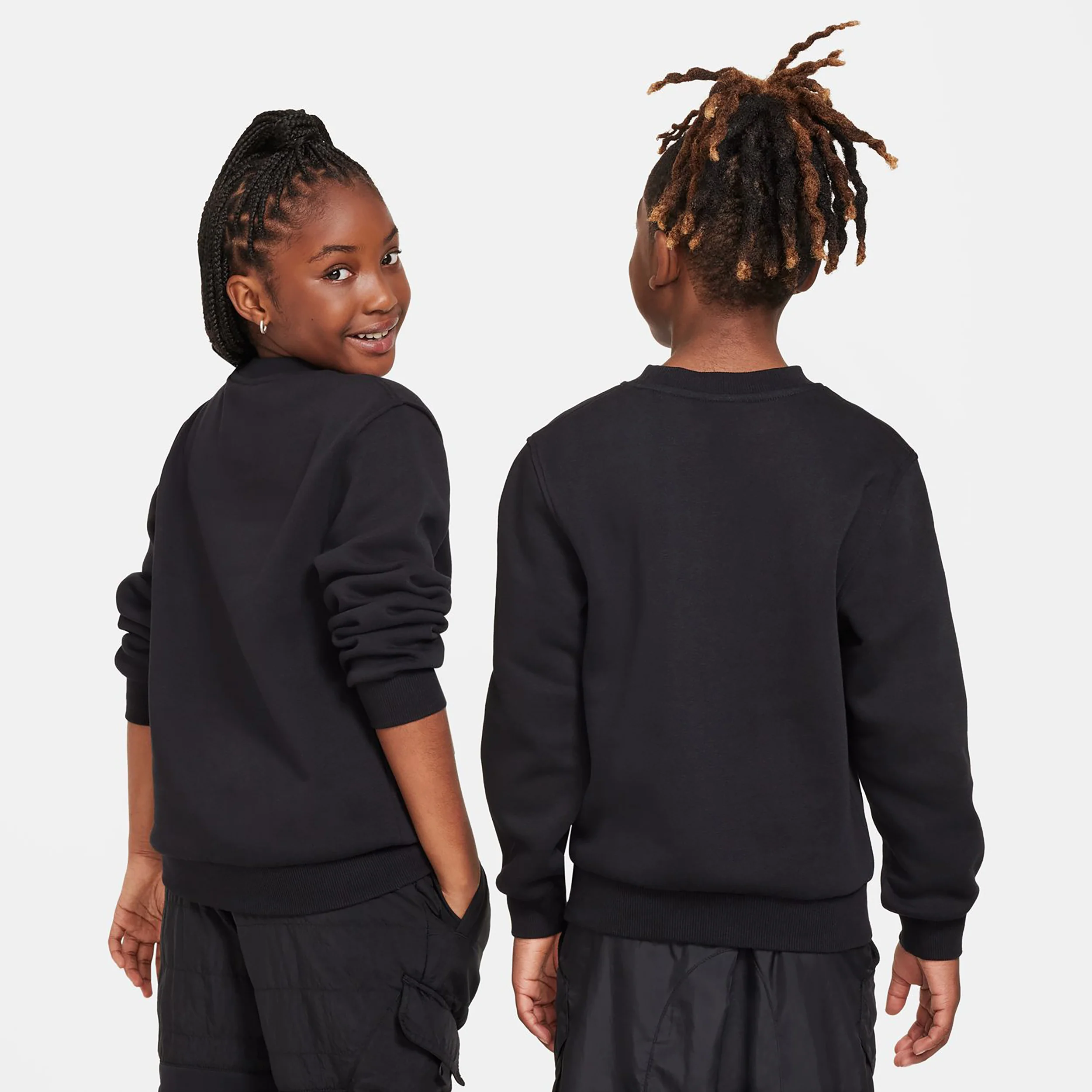 Club Fleece Crew Sweatshirt Kinder-schwarz - Image 5