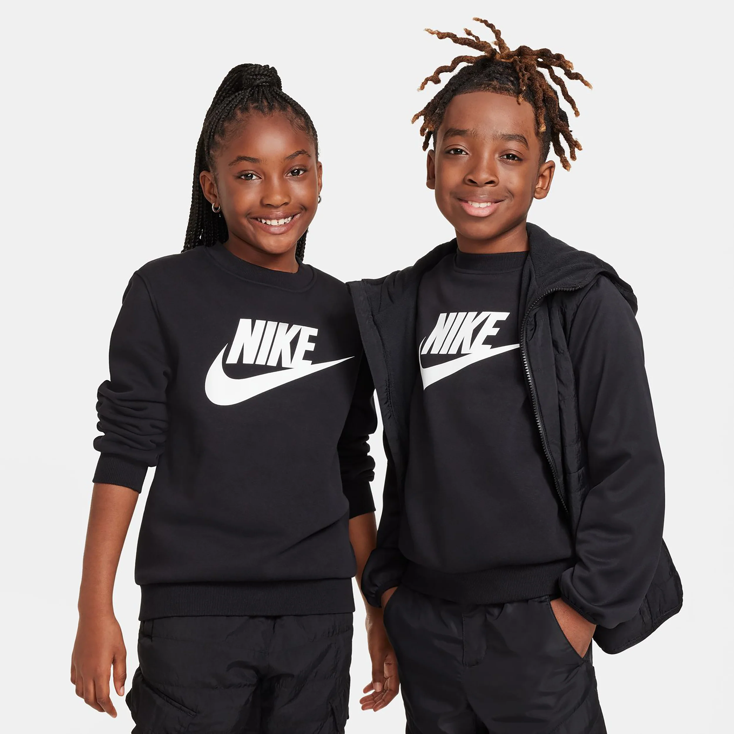 Club Fleece Crew Sweatshirt Kinder-schwarz - Image 6