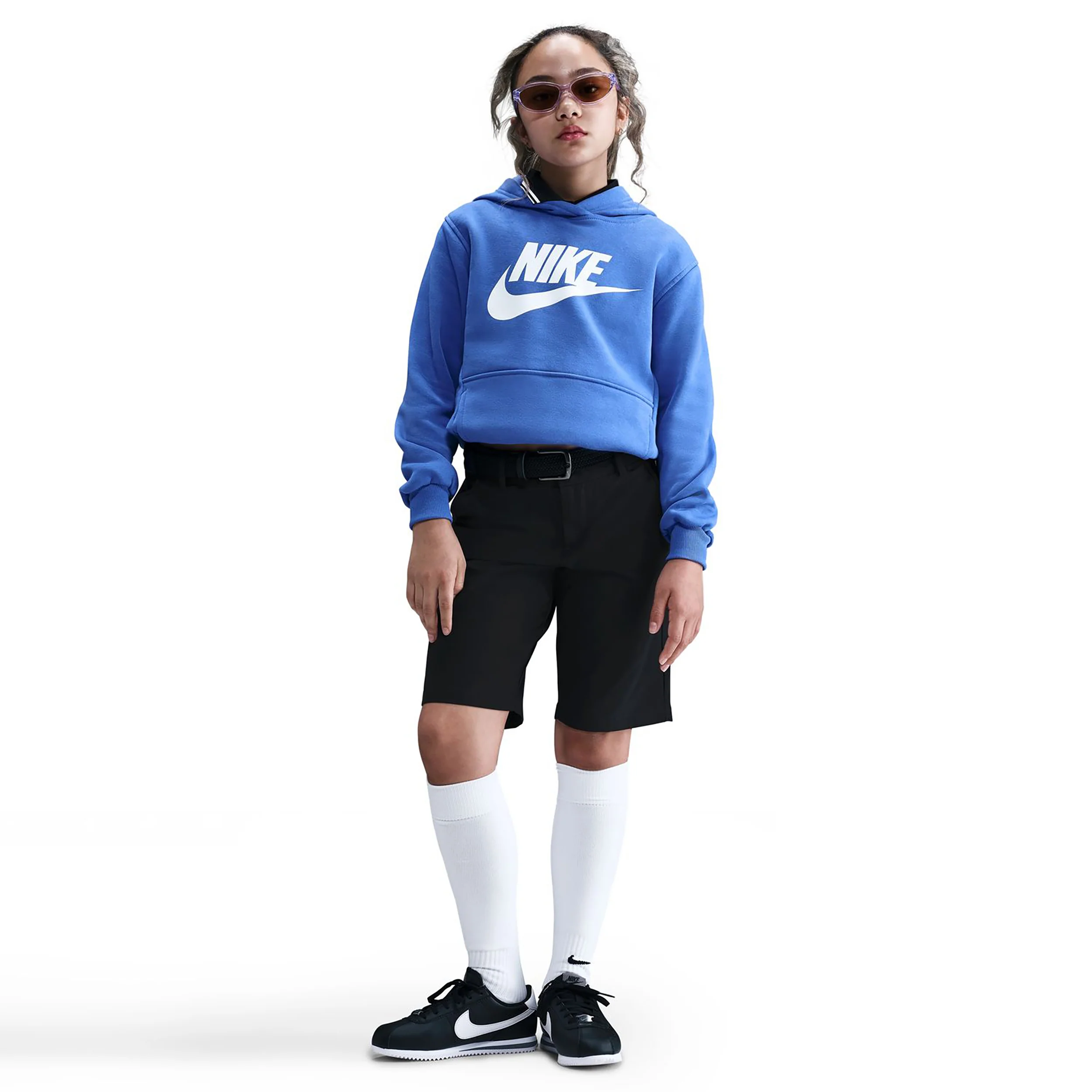 Club Fleece Hoody Kinder-blau