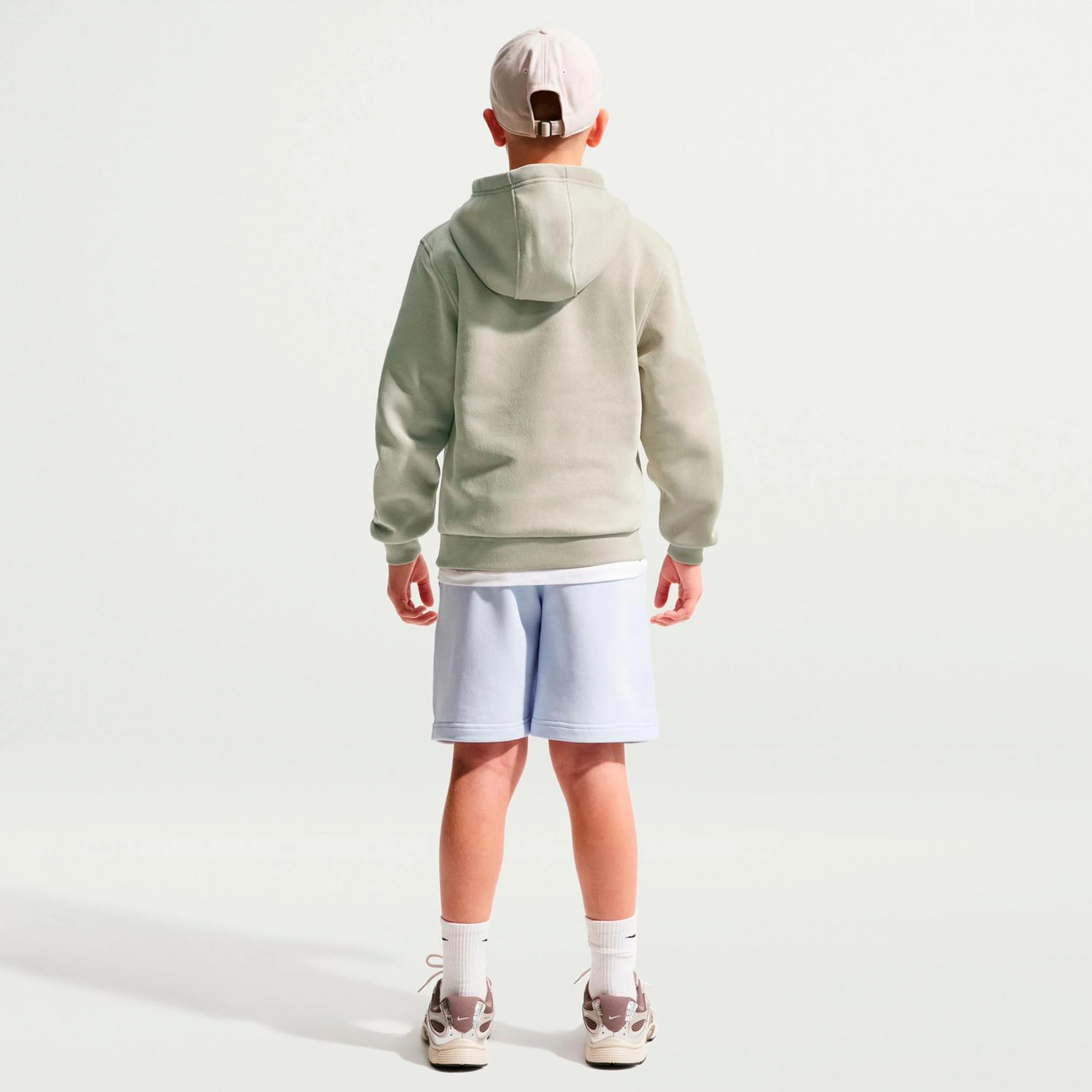 Club Fleece Hoody Kinder - graugrün - Image 3