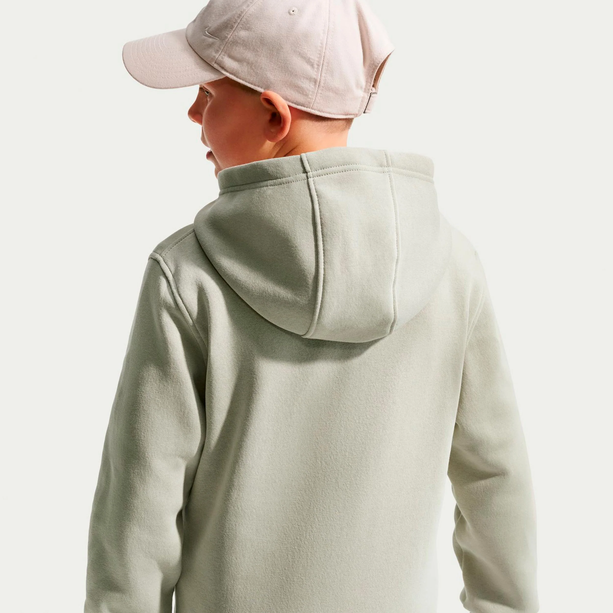 Club Fleece Hoody Kinder - graugrün - Image 4