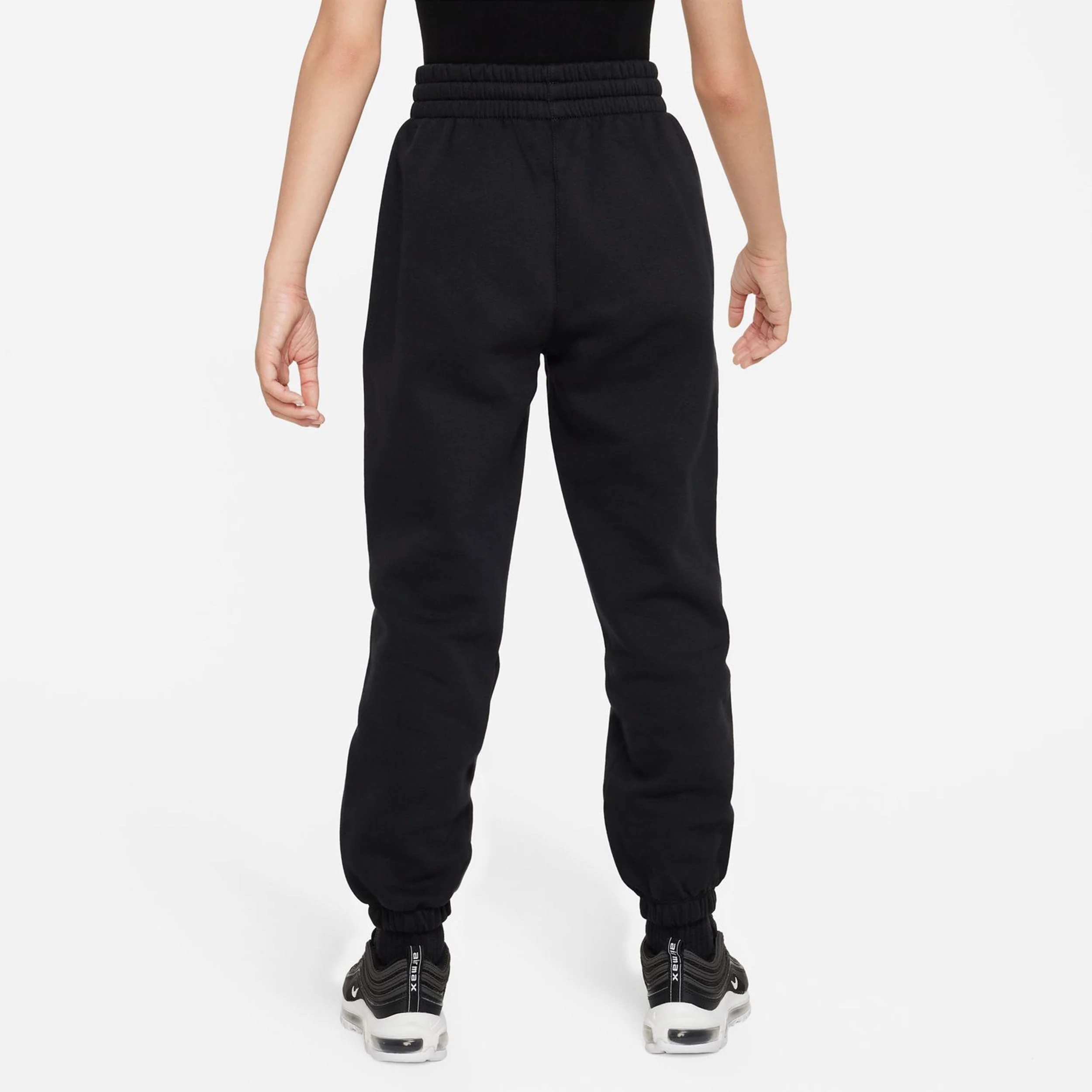 Club Fleece Loose Trainingshose Mädchen-Schwarz,Weiß - Image 5