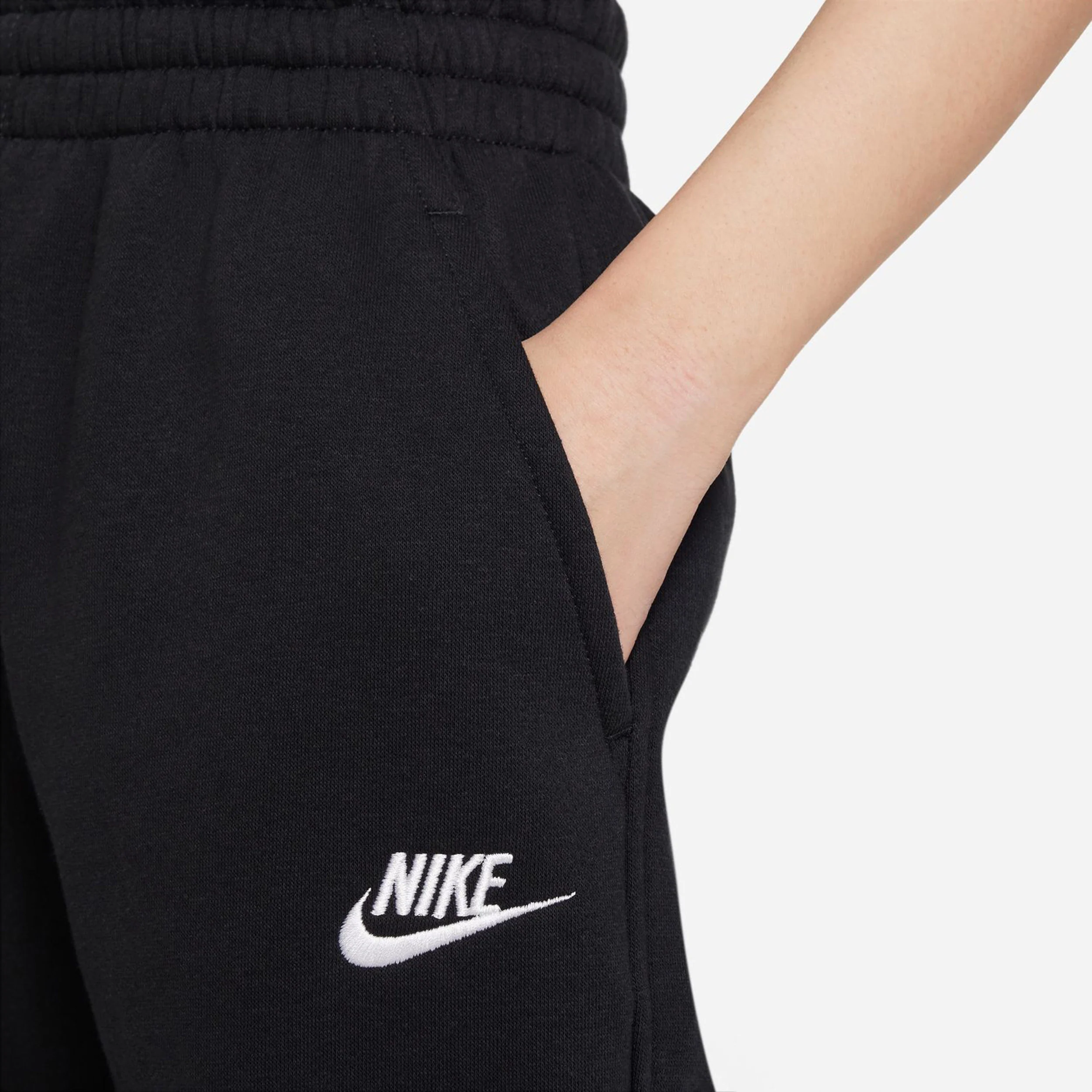 Club Fleece Loose Trainingshose Mädchen-Schwarz,Weiß - Image 8