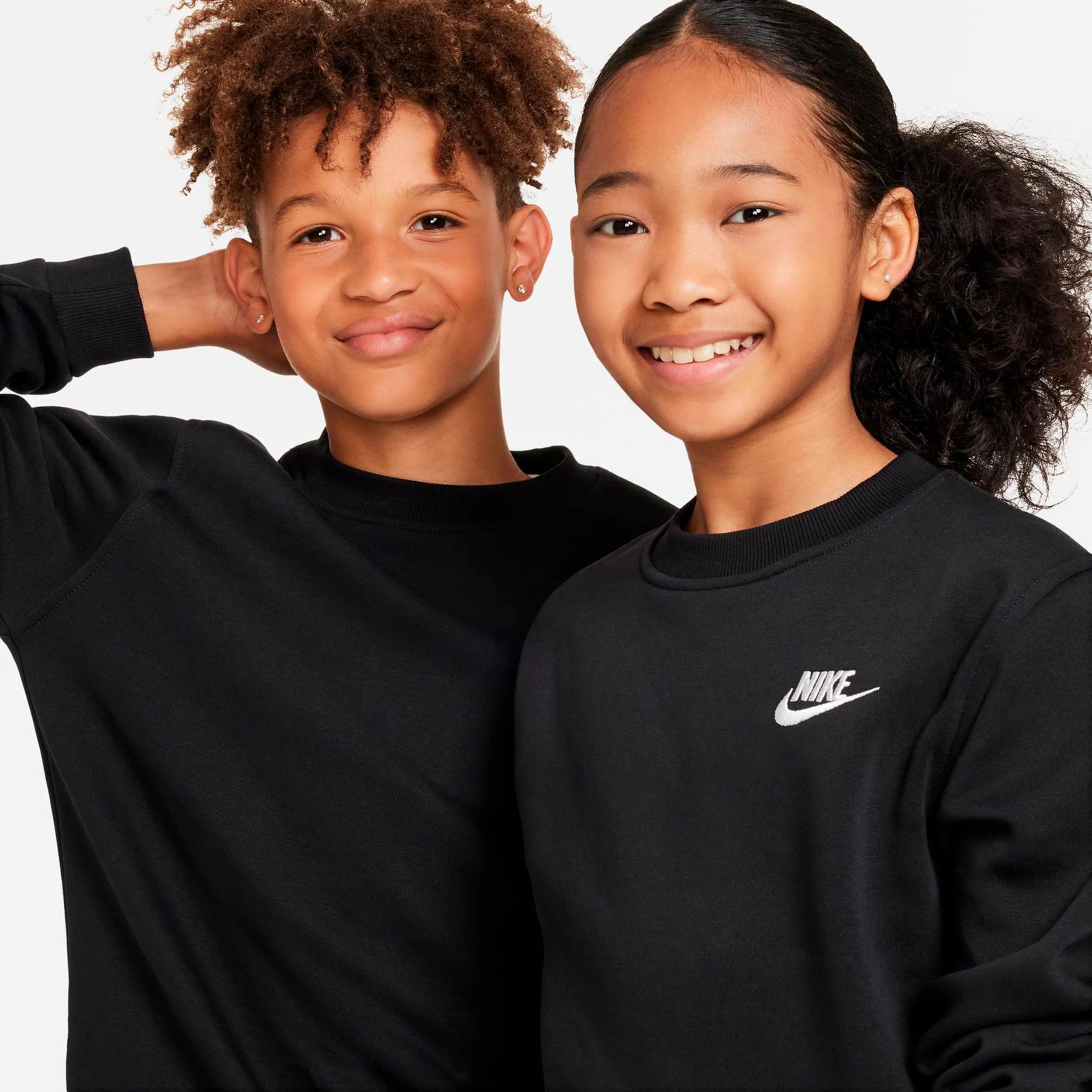 Club Fleece Sweatshirt Kinder - schwarz - Image 4
